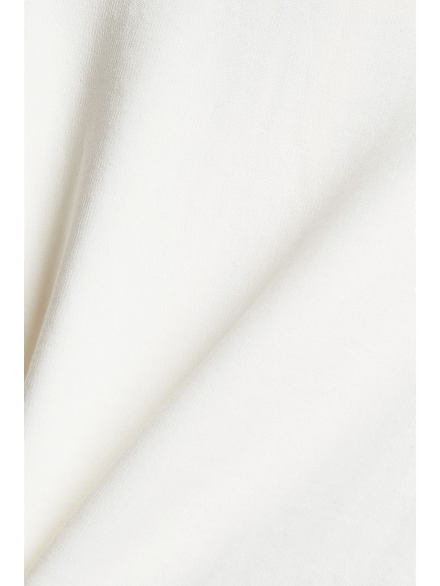 (1-tlg) Reißverschluss, OFF mit esprit Sweatjacke WHITE Baumwollmix sports Sweatshirt