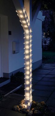 Northpoint Lichterschlauch LED Lichtschlauch 10 Meter 2,7W für Innen und Außen 200 LEDs warmweiß