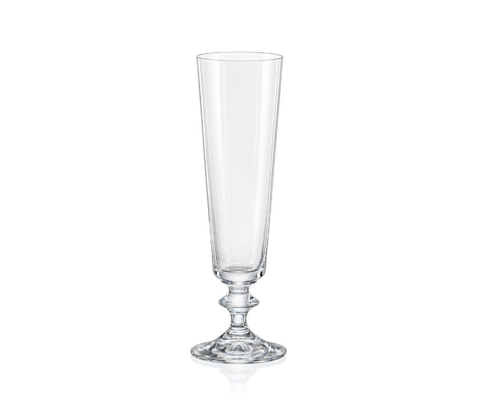 Weinglas Sektgläser Bella Kristallglas 205 ml 6er Set Bohemia