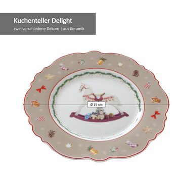 BOLTZE Frühstücksteller B. 2 tlg Set Delight Kuchenteller/Gebäckteller - 2013731