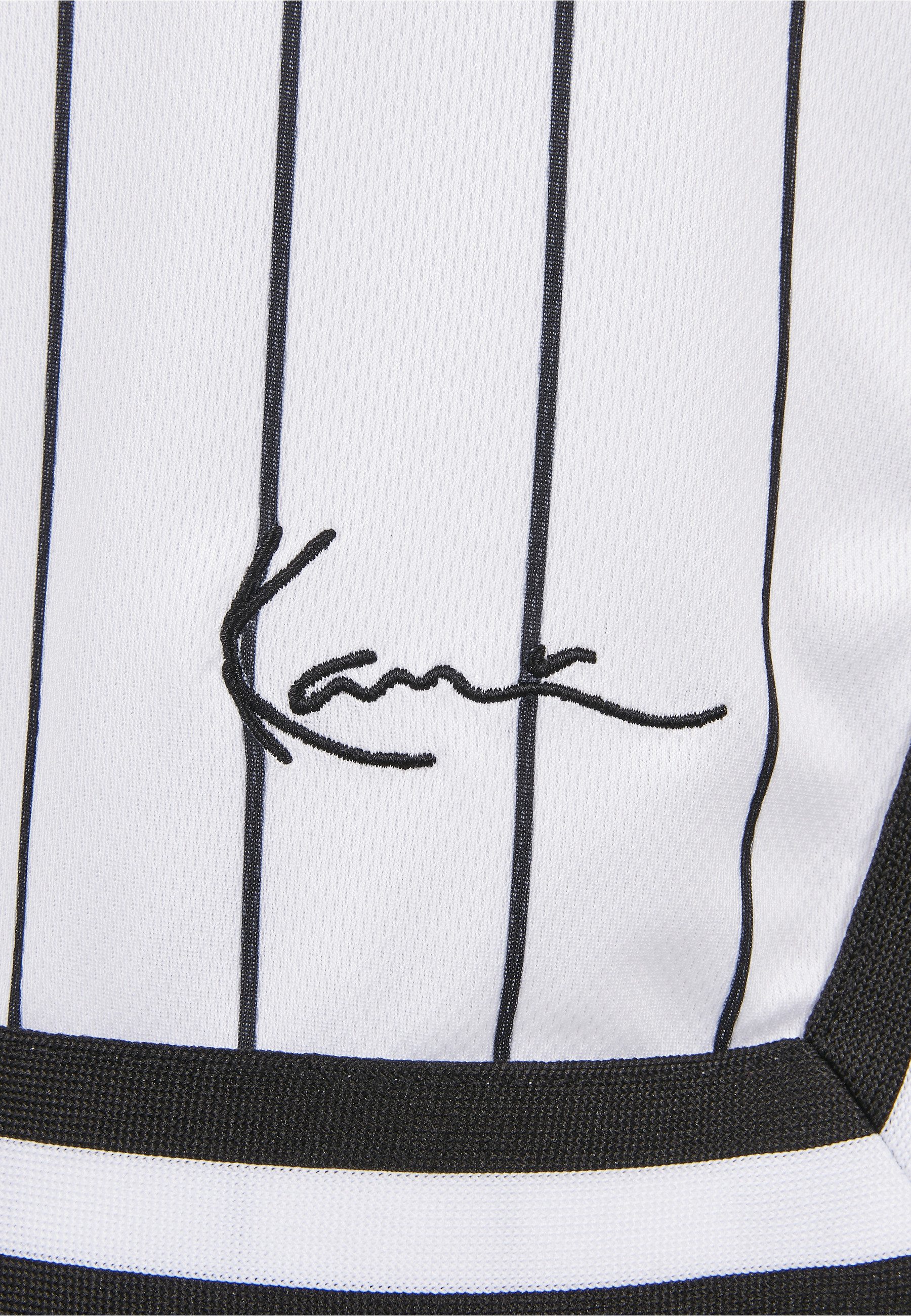 Karl Kani Stoffhose Karl Kani Herren Small Signature Pinstripe Mesh Shorts (1-tlg)