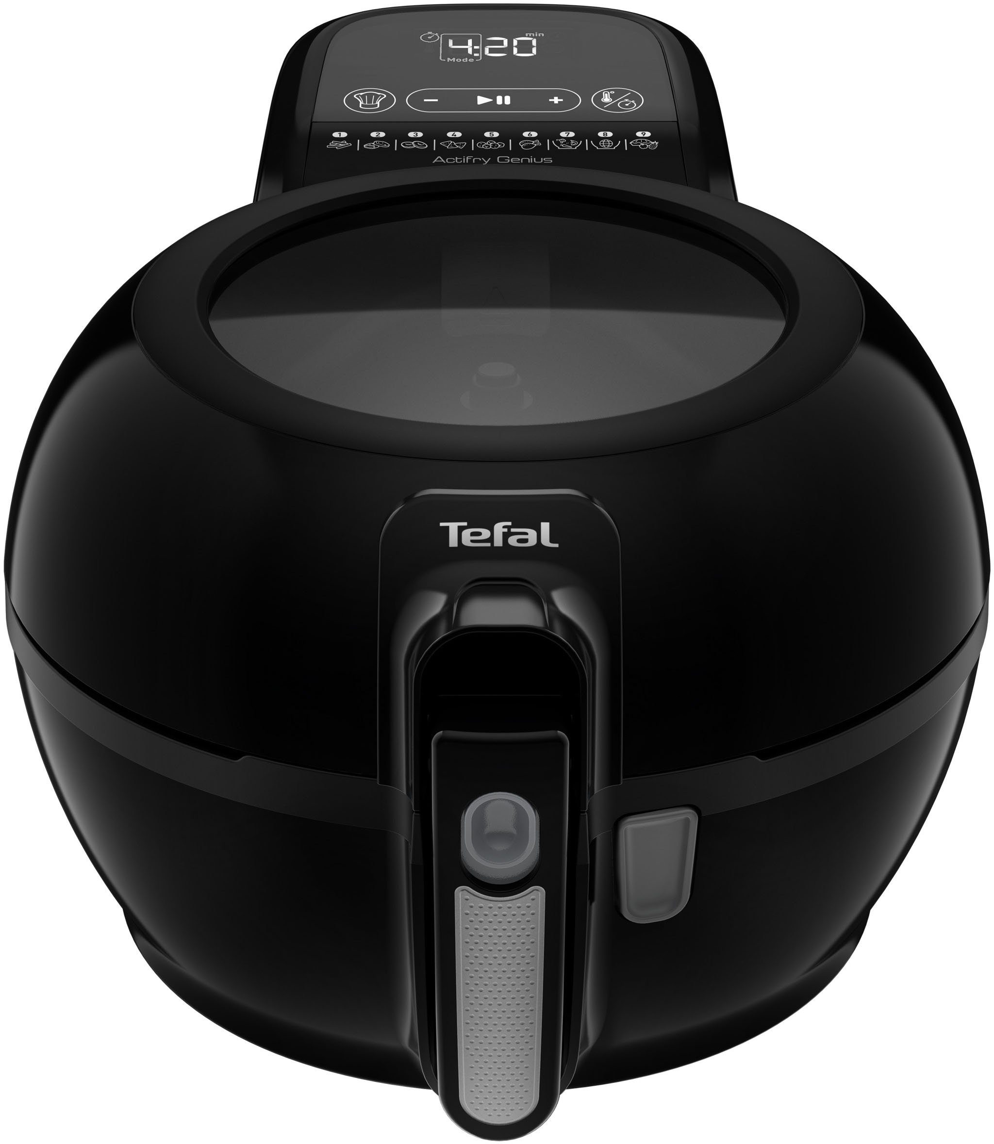 Tefal Heißluftfritteuse FZ7738 ActiFry Genius +, 1550 W, 1,2 kg, Timer, 9 automatische Menüs, Rührarm-System, FZ7738