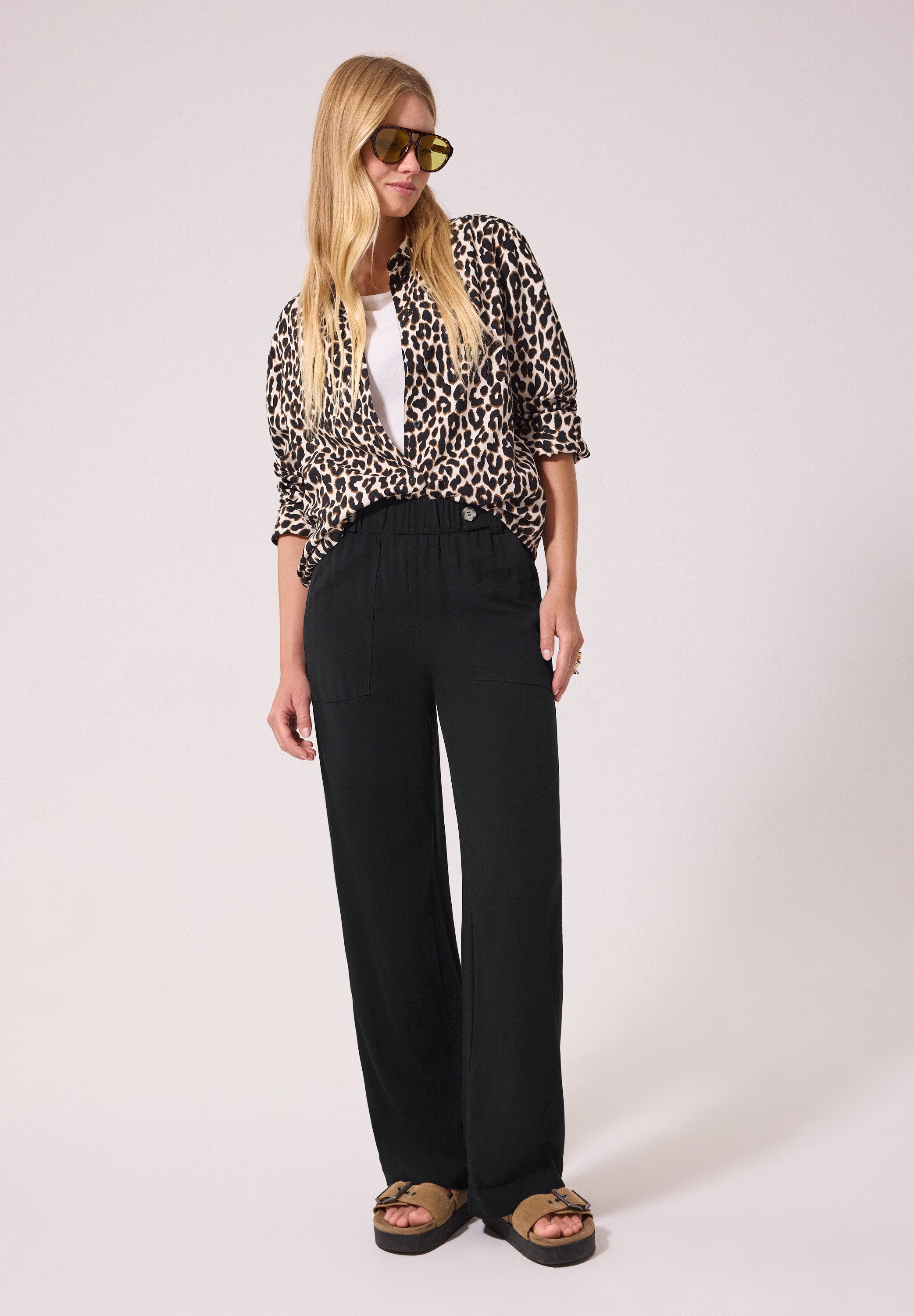 STREET ONE STUDIO Stoffhose mit Wide Legs