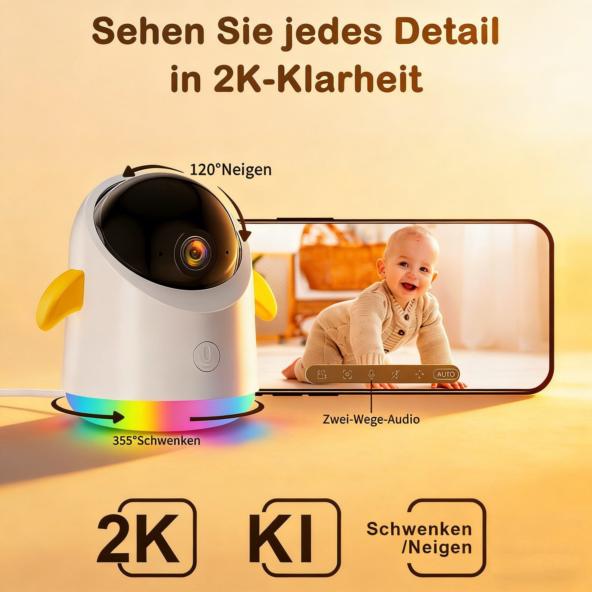 TWUFY 2K Babyphone - Bild 3