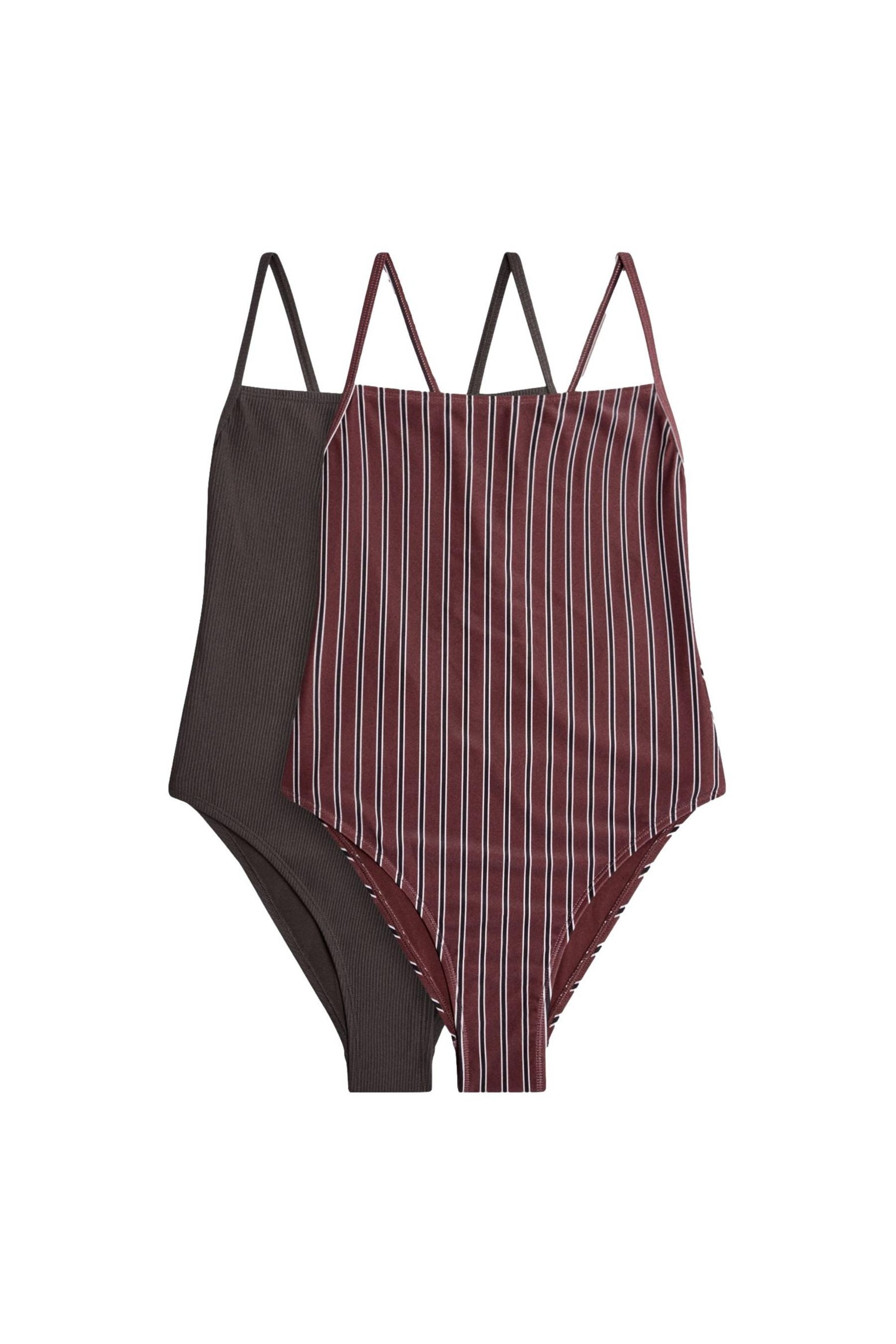 The Set Badeanzug The Set Badeanzug mit Karree-Ausschnitt, 2er-Pack (2-St)