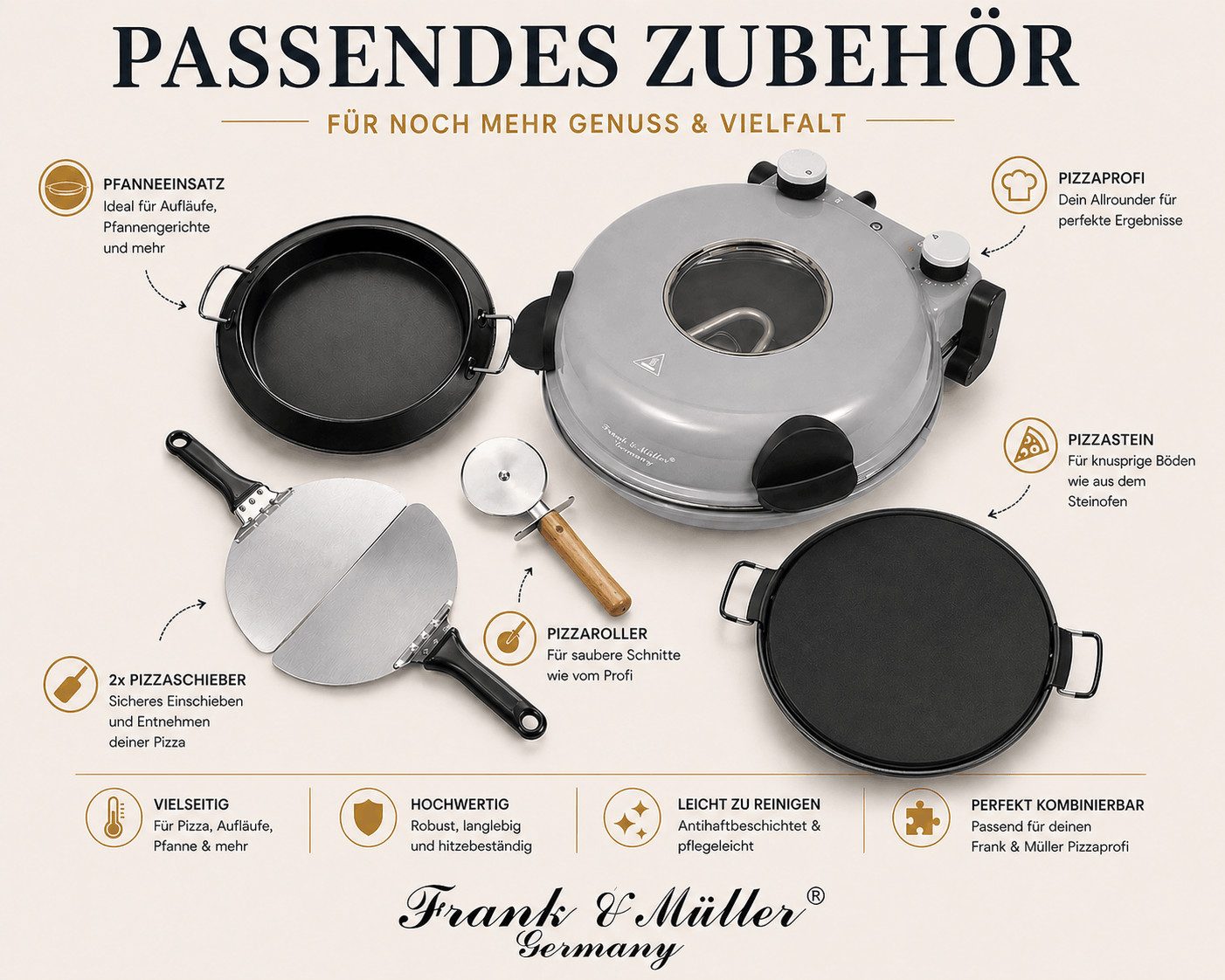 Frank & Müller Germany Pizzaofen F&M Pizzamaker