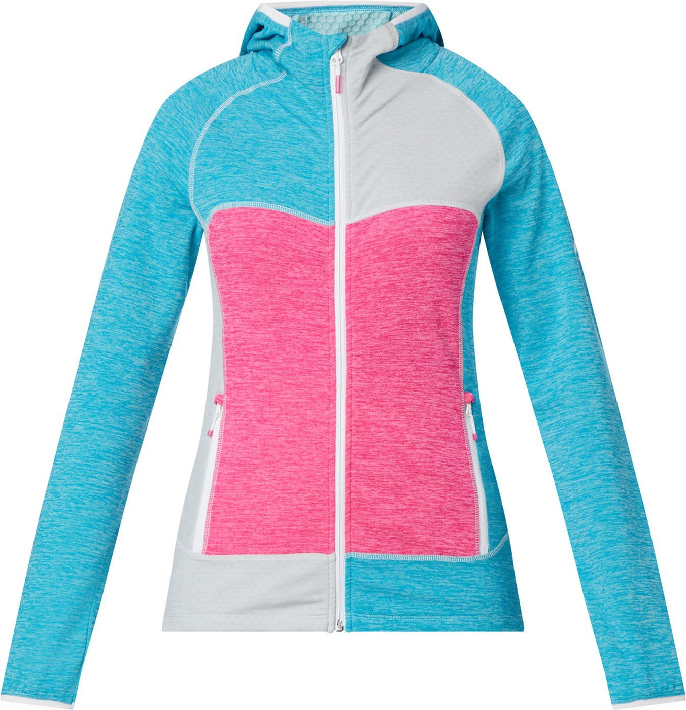 McKINLEY Funktionsjacke Da.-Unterjacke Montina wms BLUE AQUA/PINK/GREY