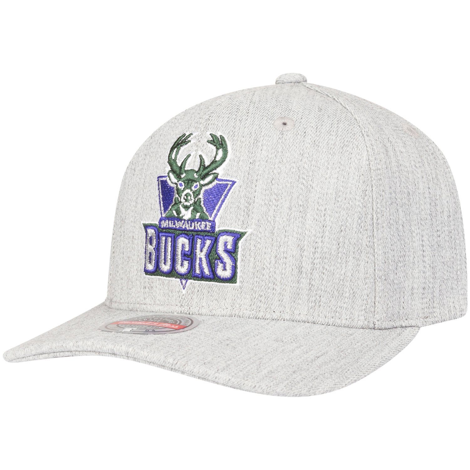 & Milwaukee HEATHER Mitchell Cap Snapback Stretch Bucks Ness