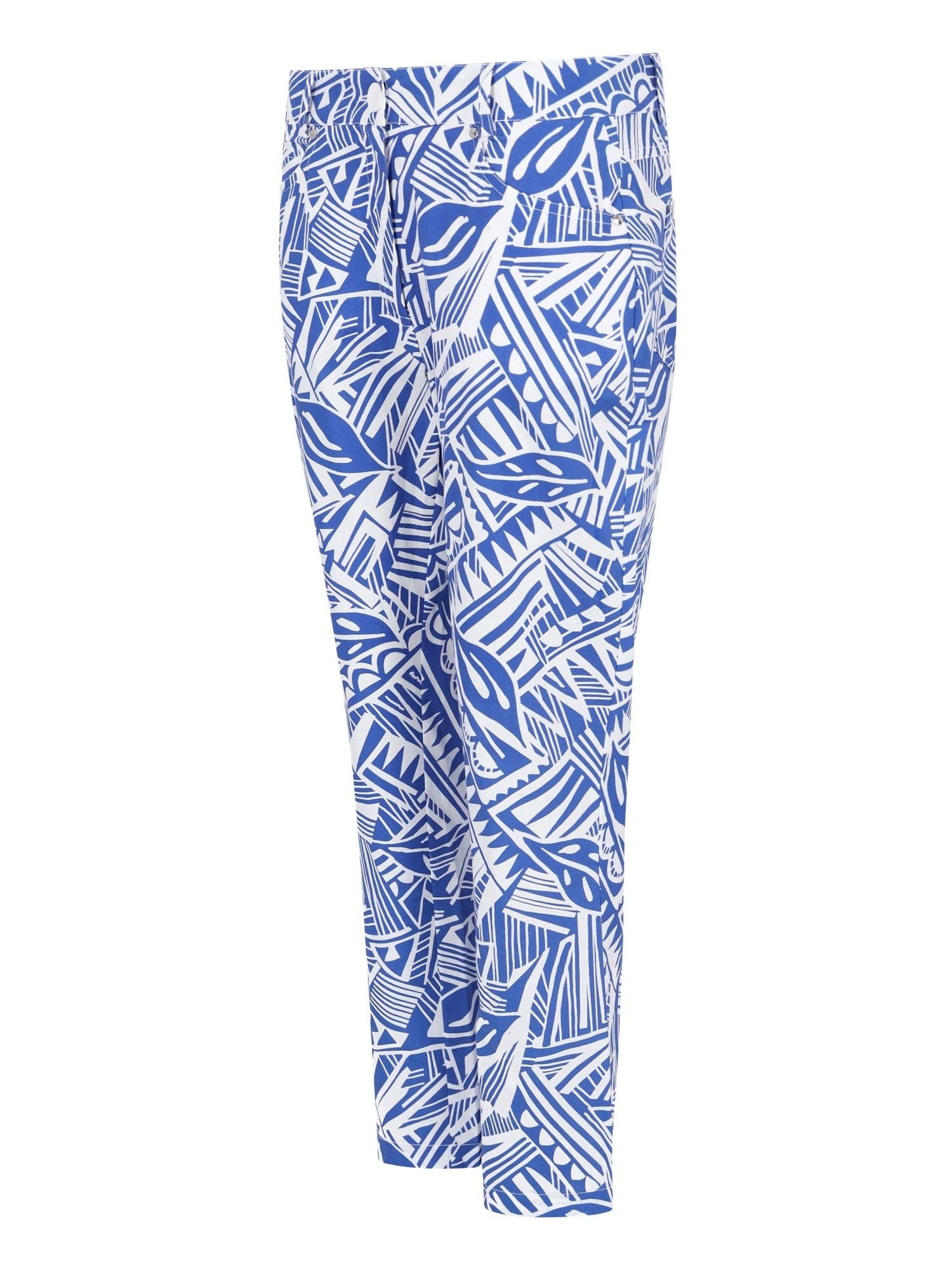Hajo 5-Pocket-Hose 5-Pocket Hose grafischer Print