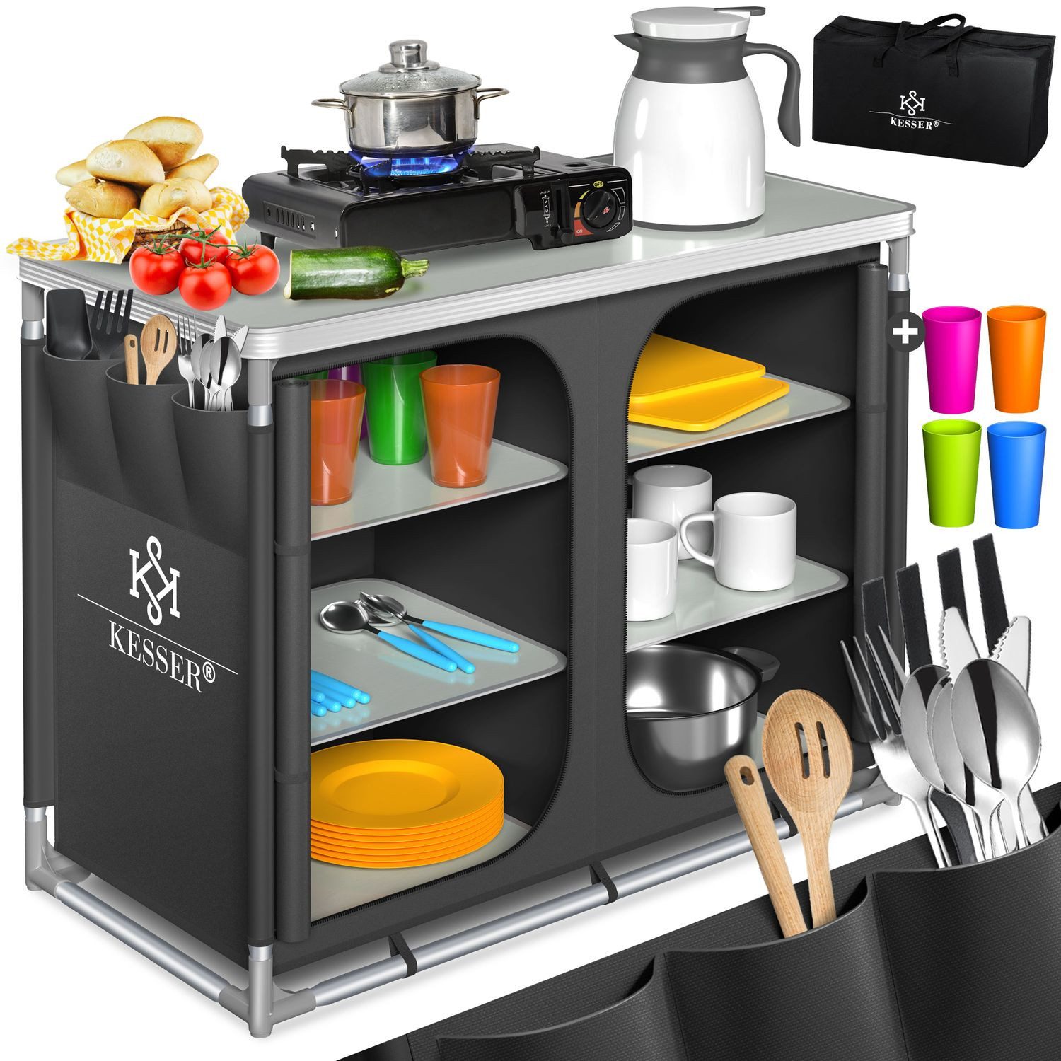 KESSER Campingschrank Campingschrank, Campingküche mit Aluminiumgestell günstig online kaufen
