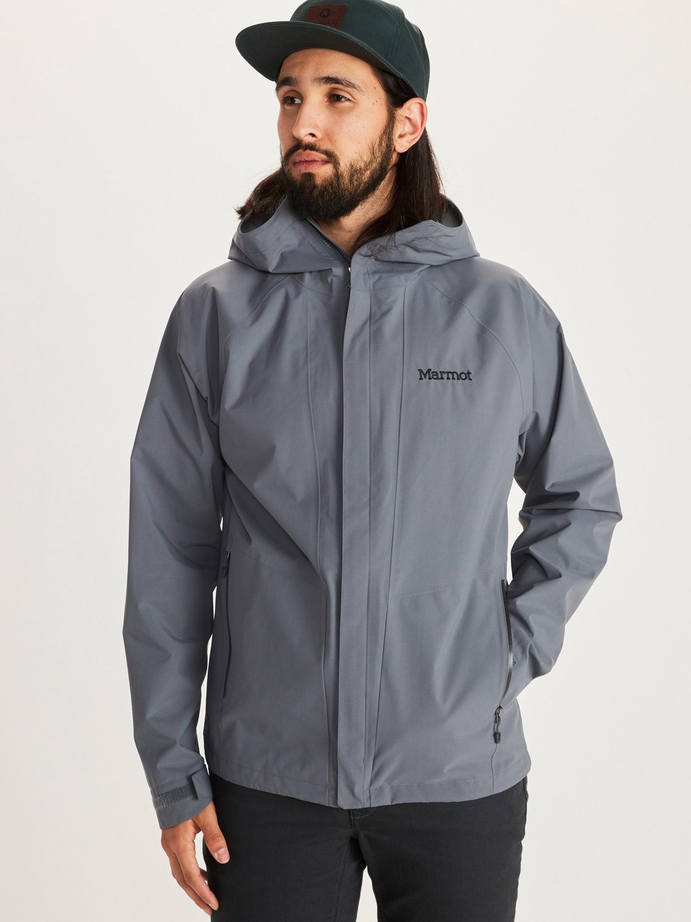 Marmot Funktionsjacke Regenjacke EVODry Bross grau Herren