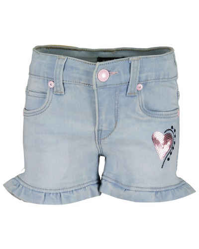 Blue Seven Shorts Blue Seven® Mädchen Jeans Shorts Pailletten