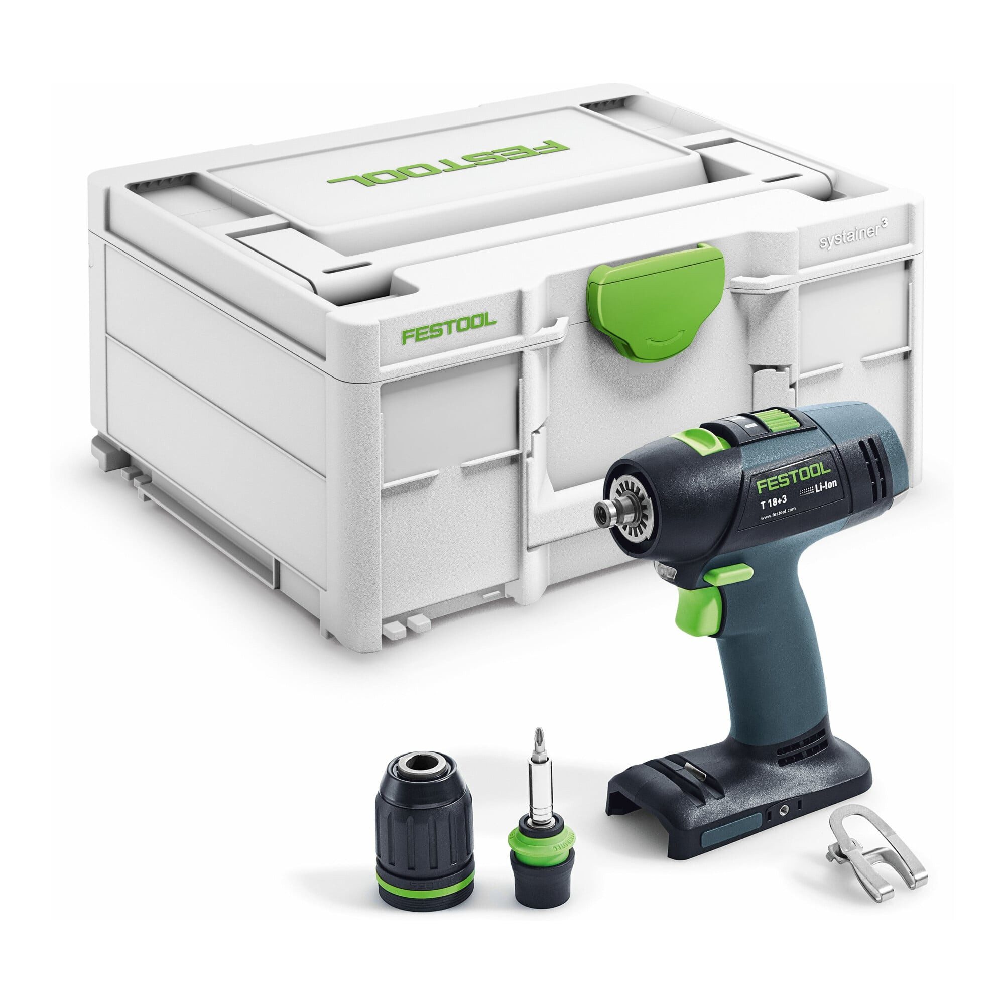 FESTOOL Flaschendruckminderer Festool Akku-Bohrschrauber T 18+3-Basic