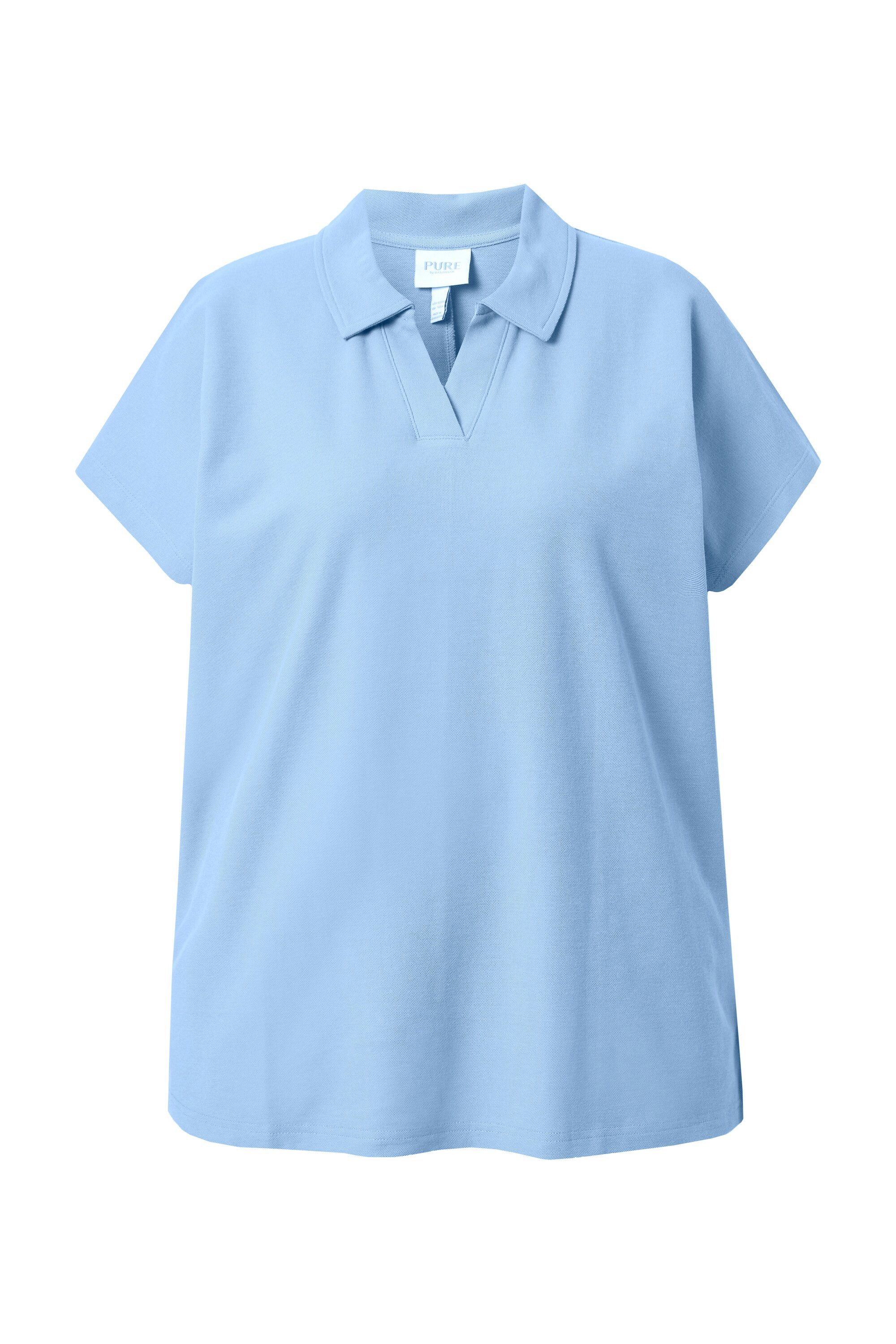 Poloshirt Poloshirt Oversized Polokragen Halbarm