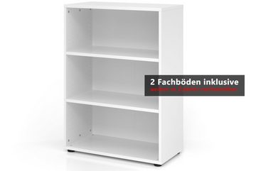 bümö Aktenregal smart Regal, Büroregal - 3 Ordnerhöhen, Dekor: Ahorn