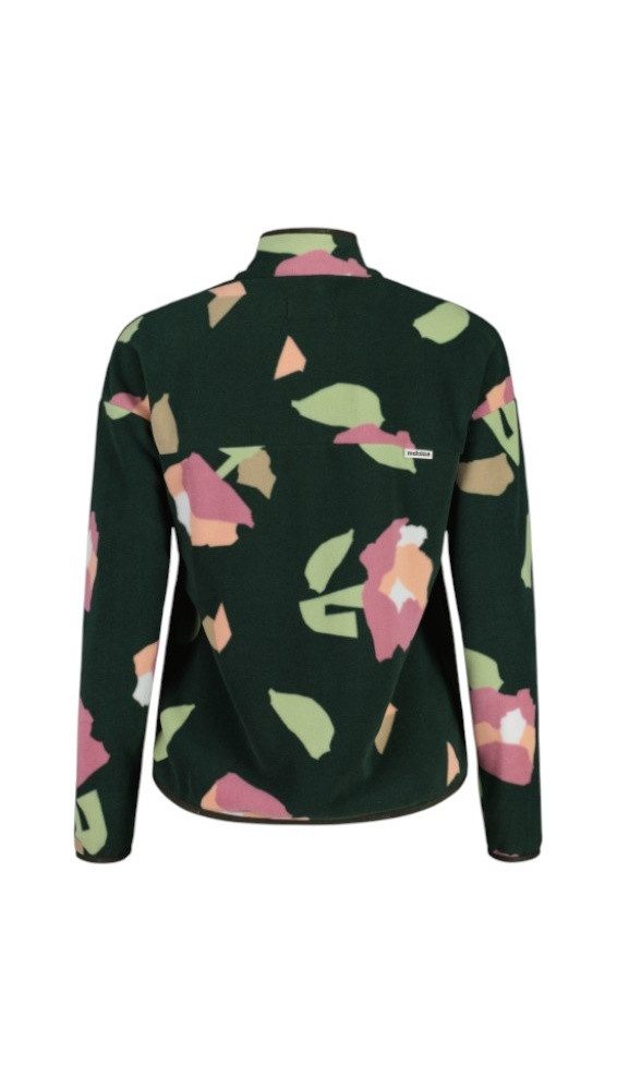 Maloja Fleecejacke Fleecepullover BocanaM Full-Zip grün/blume Damen