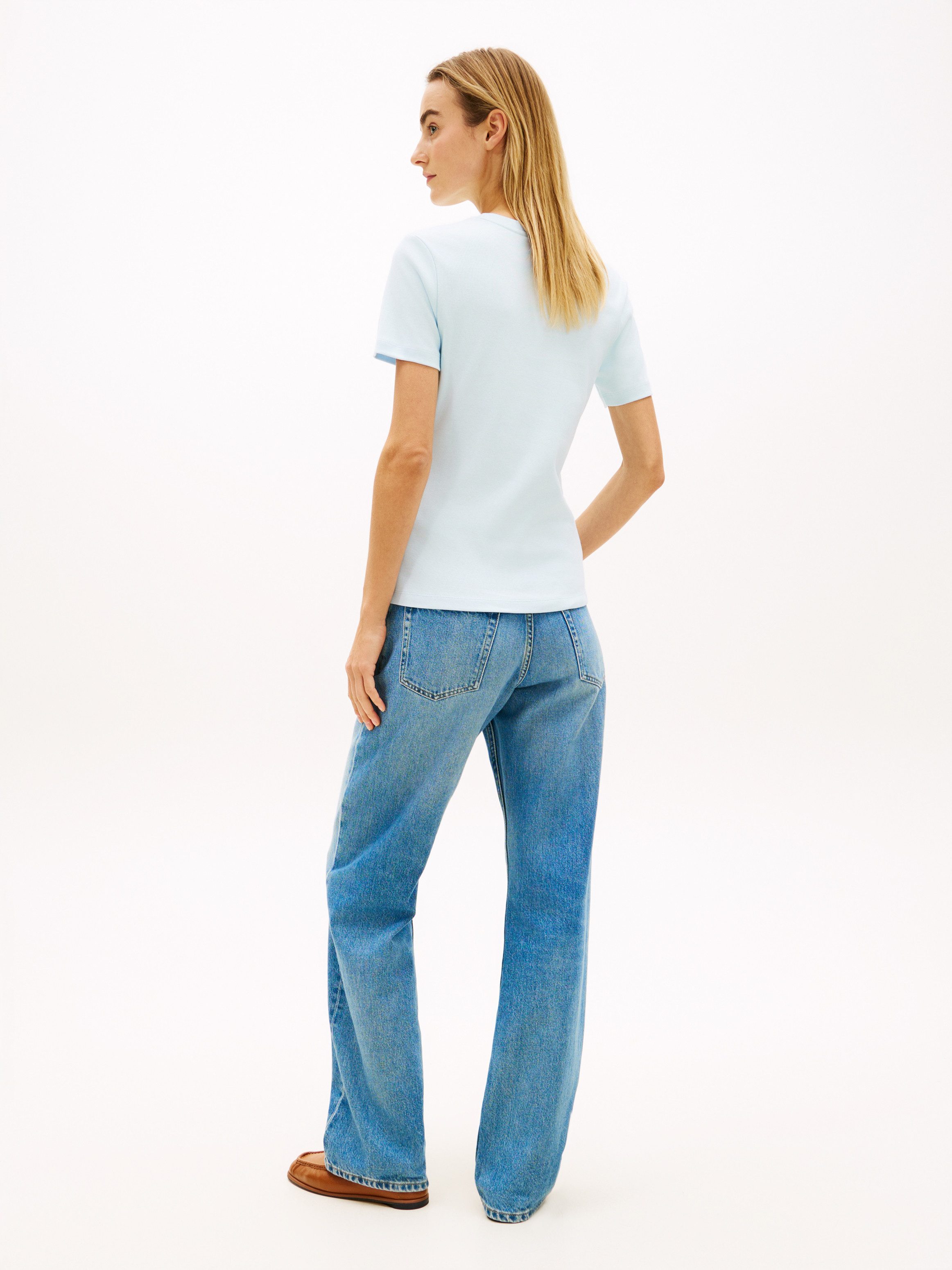 Tommy Hilfiger T-Shirt SLIM CODY C-NK Baumwolle, slim fit – Bild 4 von 5