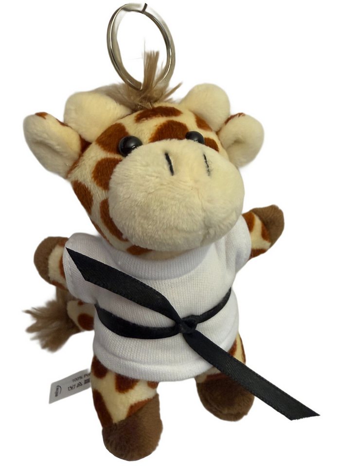 BAY-Sports Schlüsselanhänger Schlüsselanhänger Karate Taekwondo Plüschtier Stofftier Glücksbringer (Kinder & Erwachsene, Geschenk), Kuscheltier Maskottchen Geschenk Kampfsport Kickboxen Karate Taekwondo