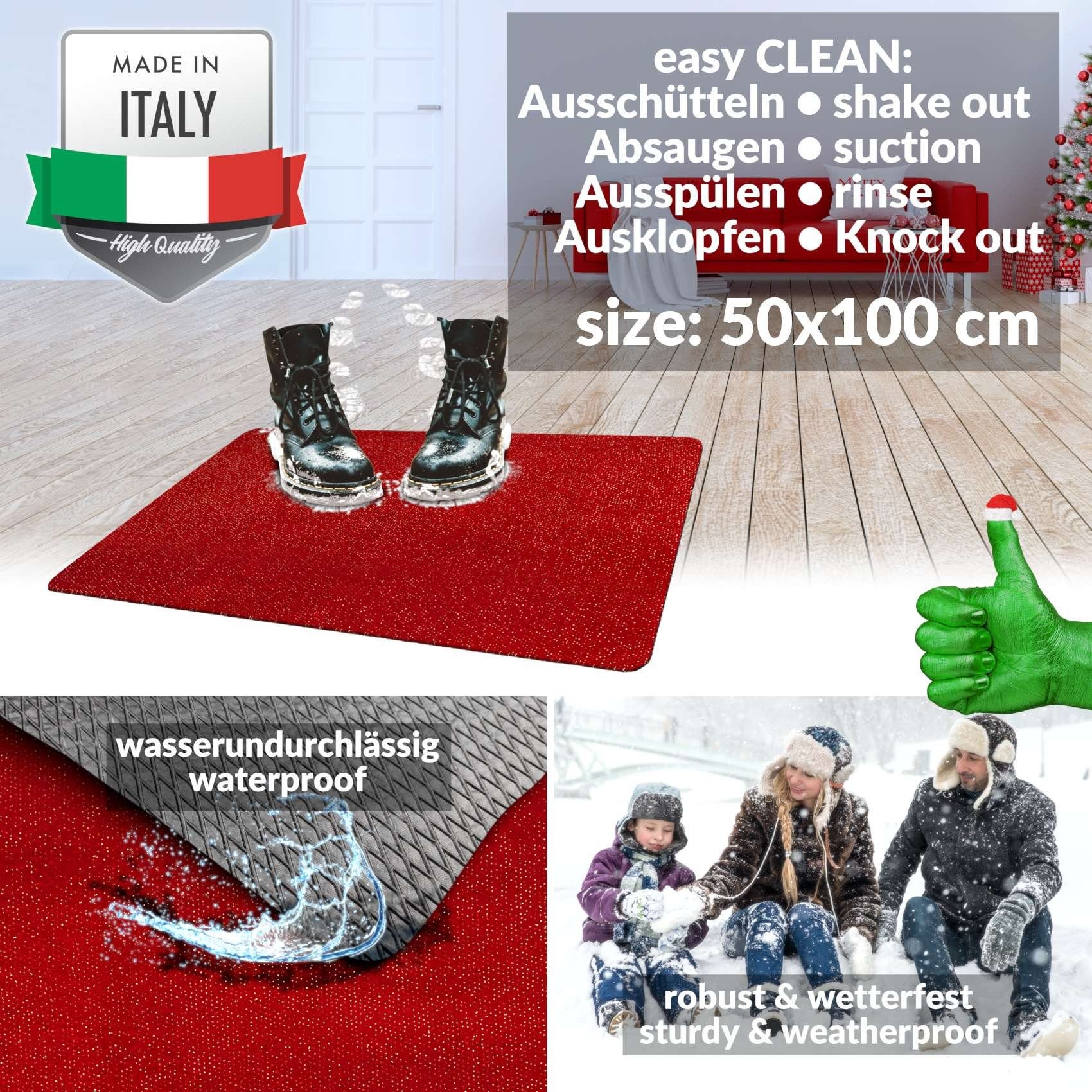 ANRO Läufer, Eckig, Höhe: 3 mm, Textil