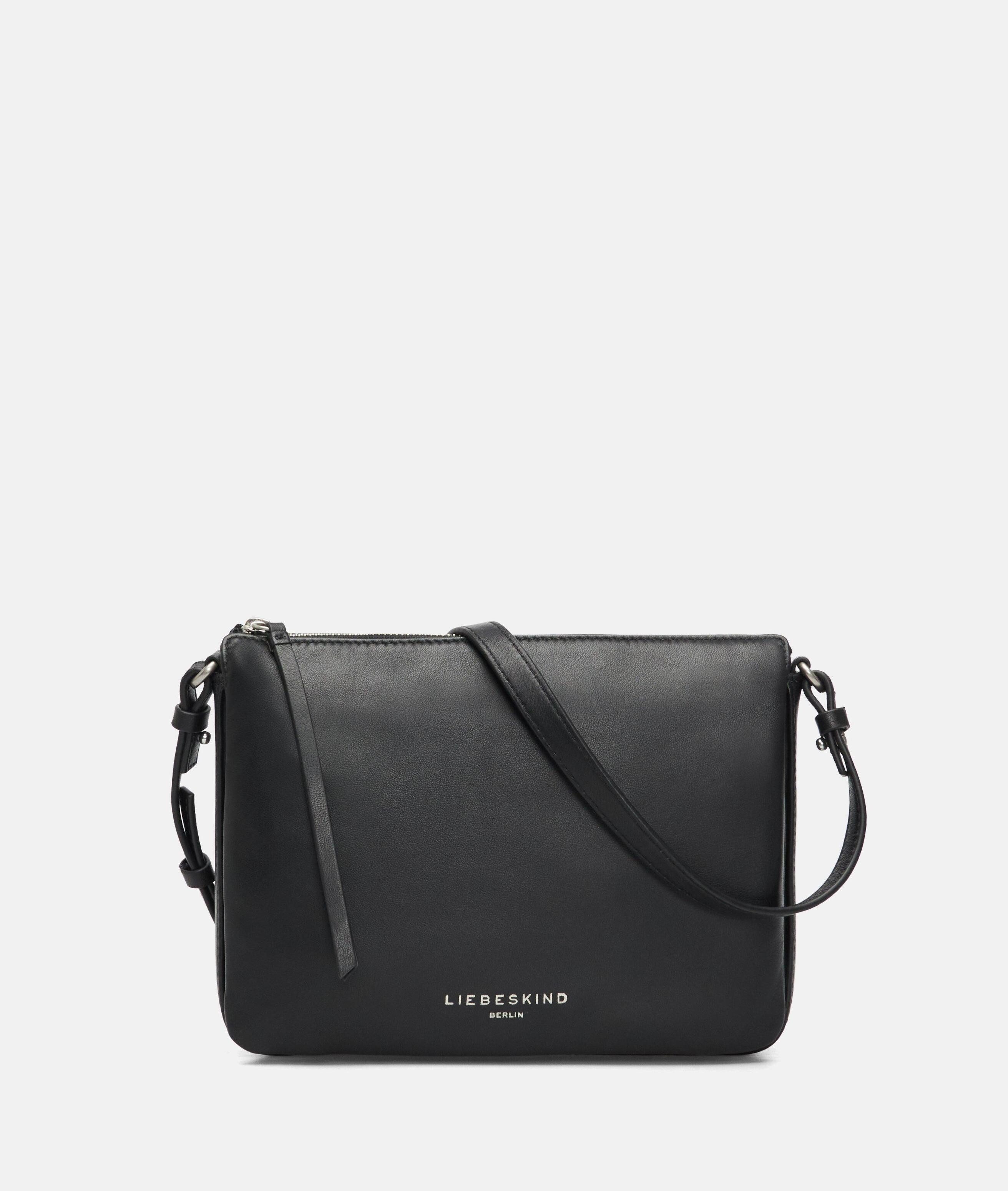 Liebeskind Berlin Umhängetasche Nina Crossbody M, Geräumige Umhängetasche aus hochwertigem Schafsleder