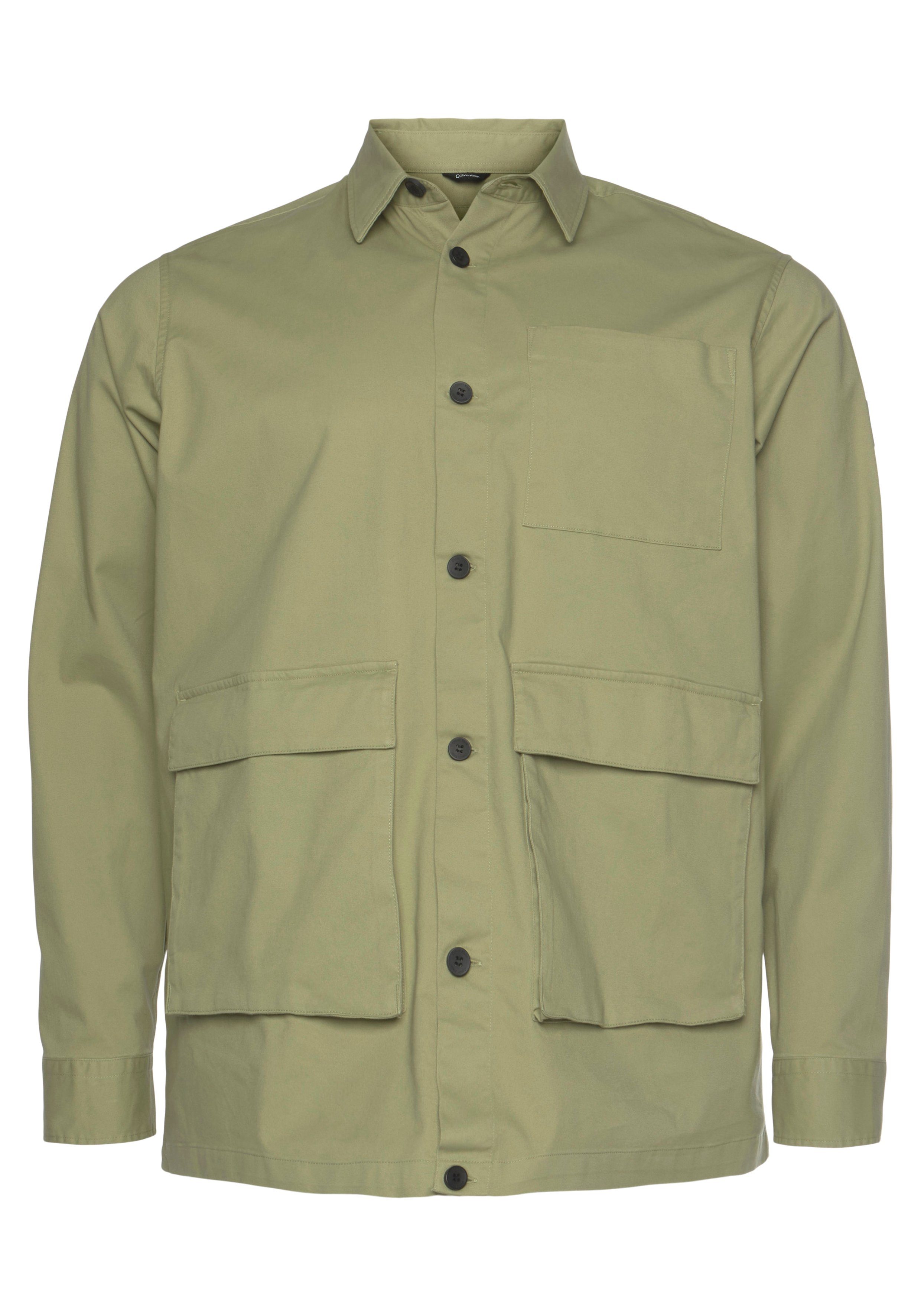 TWILL Calvin OVERSHIRT Big&Tall Hemdjacke BT Klein