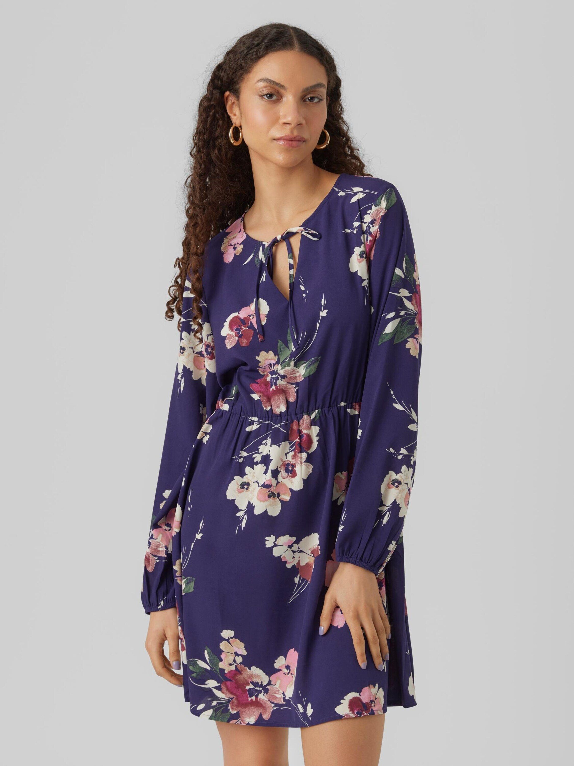 Vero Moda Minikleid Shilah Naja (1-tlg) Drapiert/gerafft