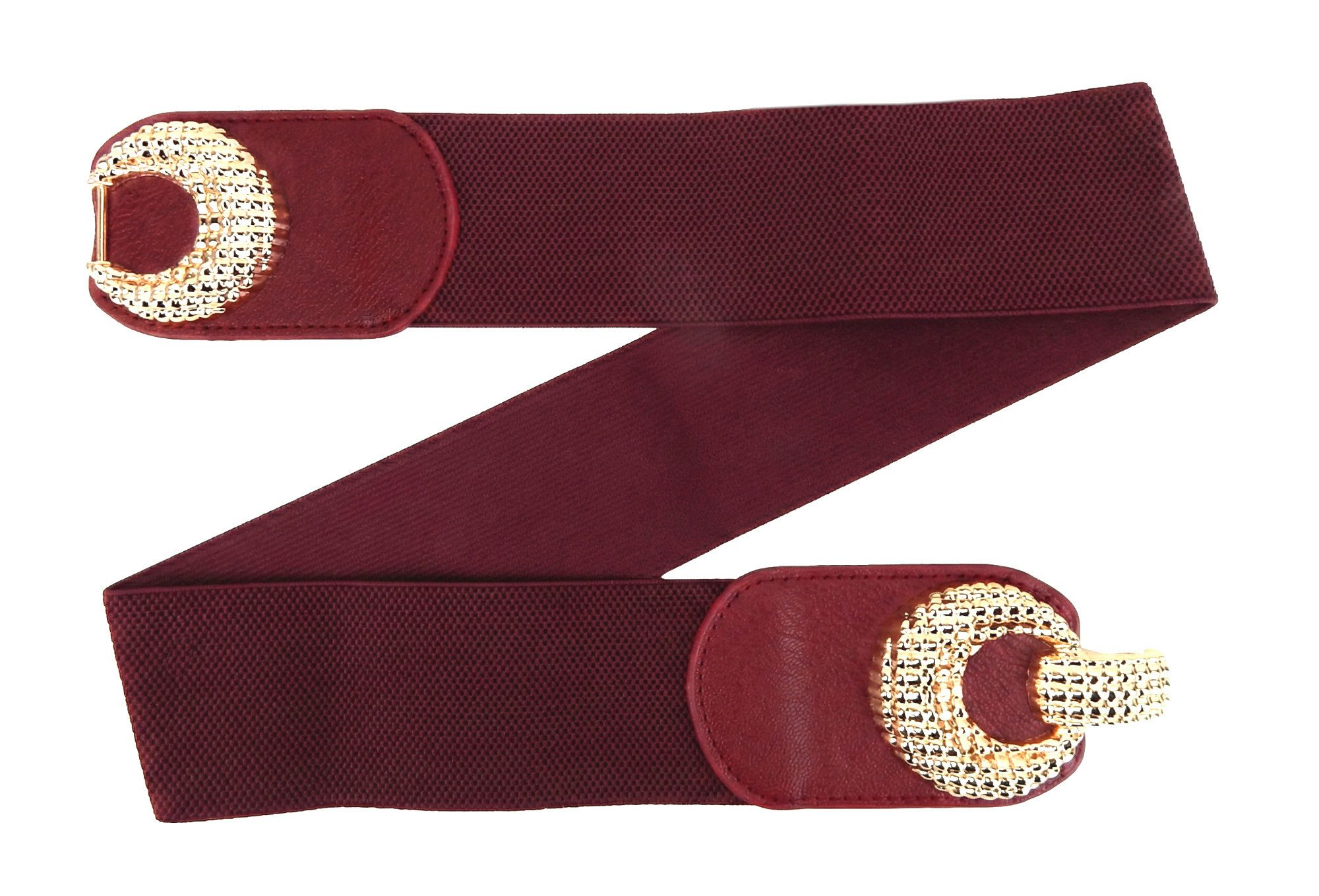 Ella Jonte Stretchgürtel Eleganter Taillengürtel mit goldfarbener Statement-Schnalle