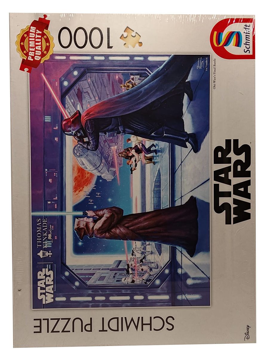 Schmidt Spiele Puzzle Schmidt 59953 - Disney Star Wars - Thomas Kinkade Puzzle, Obi-Wan, 1000 Puzzleteile