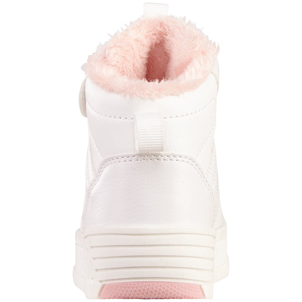 Kappa Sneaker white-rosé angesagten Outdoor Elementen mit