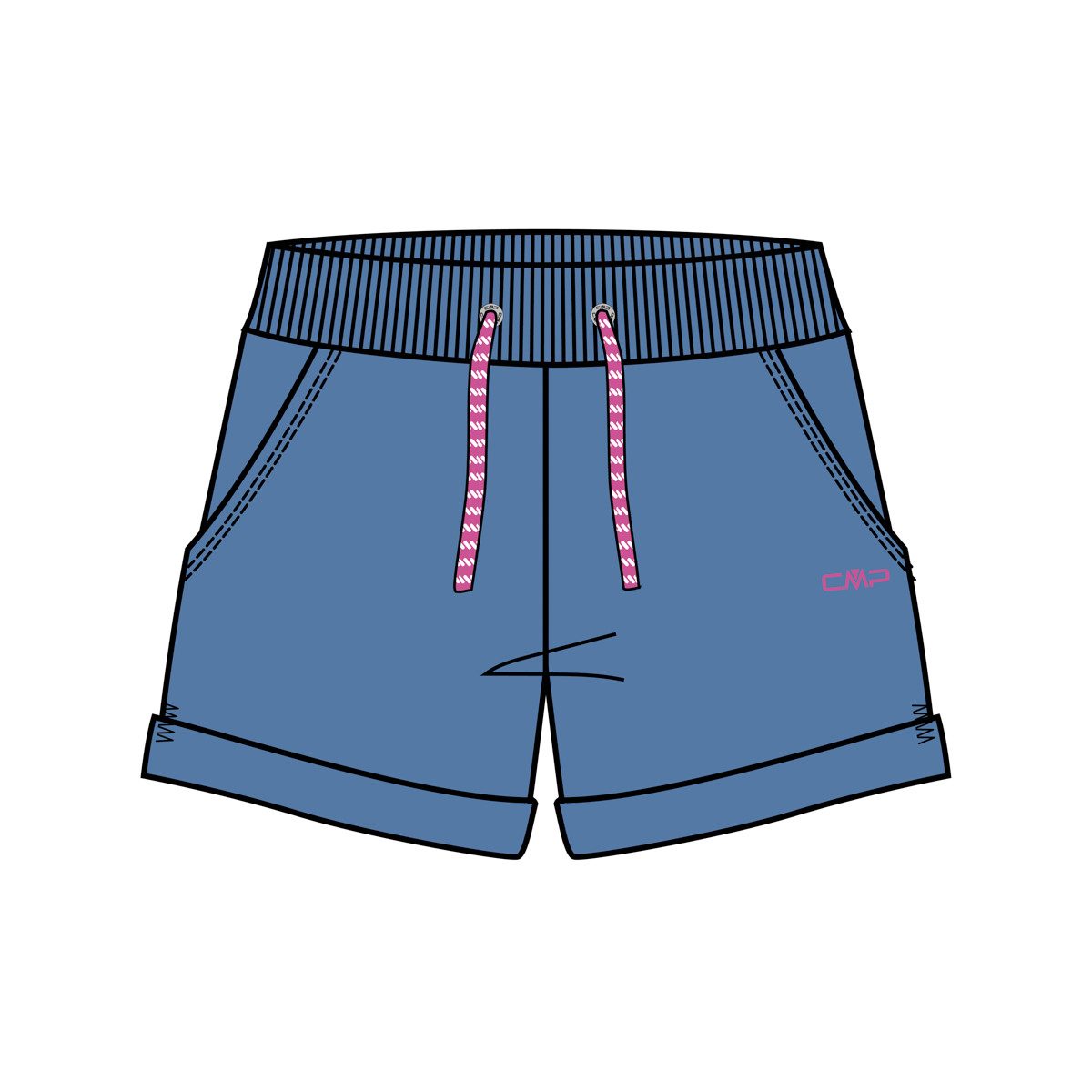 Trainingsshorts CMP Mädchen Shorts KID G SHORT PANT 32D8205