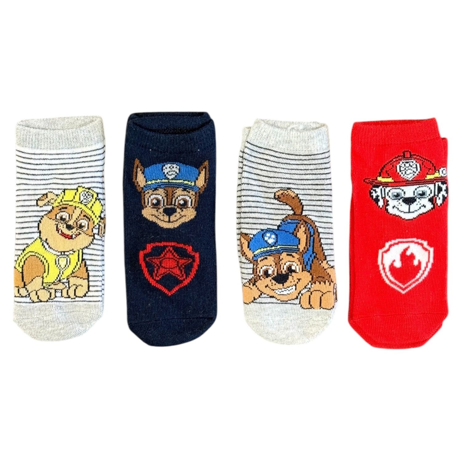 PAW PATROL Basicsocken 4er Pack Kinder Baby Socken Jungen Strümpfe Gr. 23-26