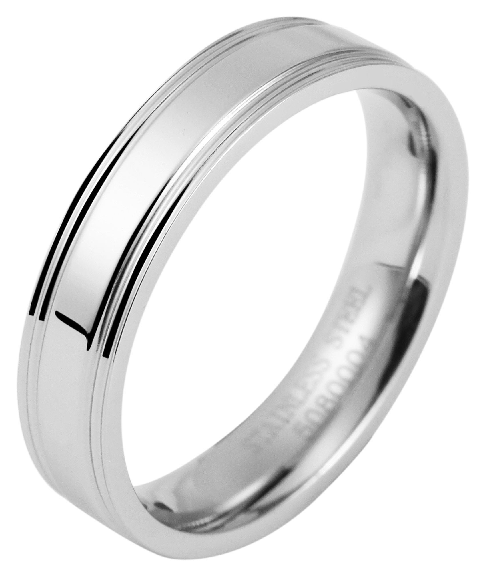 AKZENT Partnerring Shining Aura aus Edelstahl, günstig online kaufen