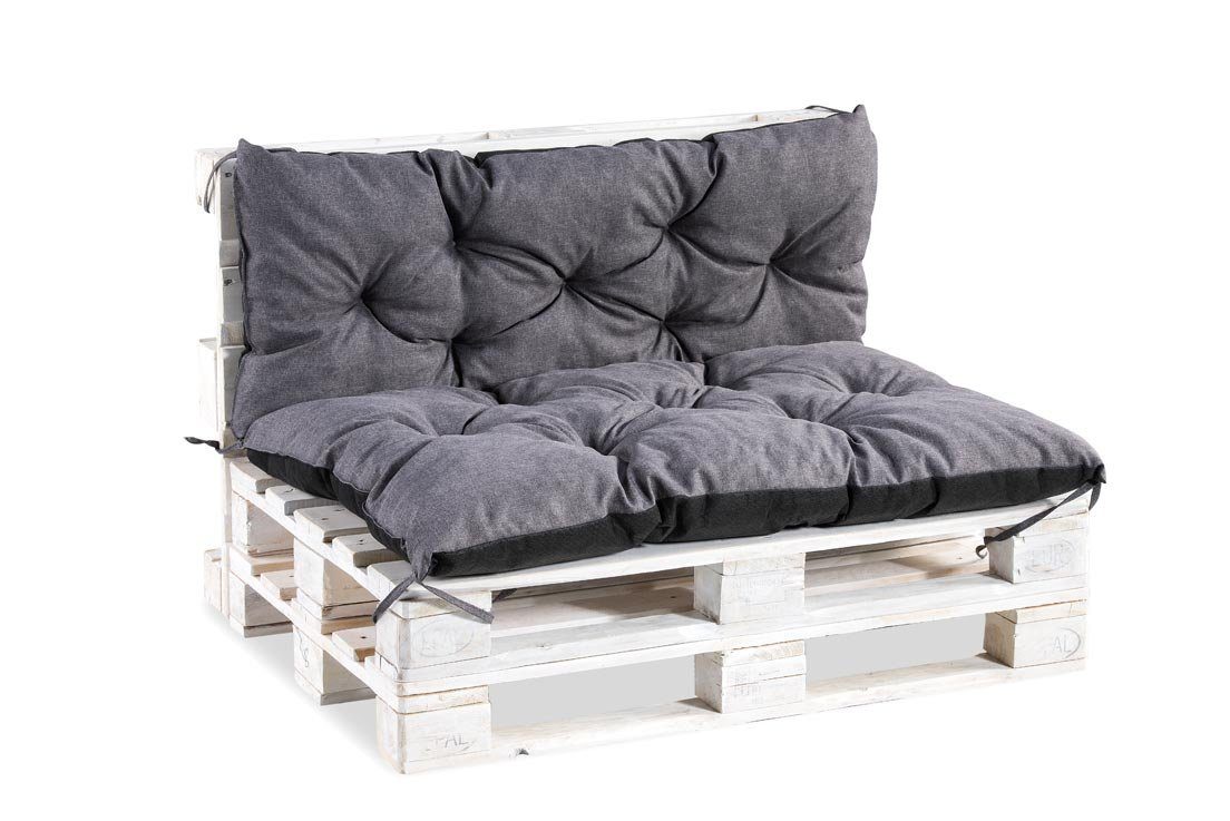 Mayaadi Home Auflagekissen Palettenauflage Palettenkissen Kissen Palettensofa Euro Paletten Polst, (Set)