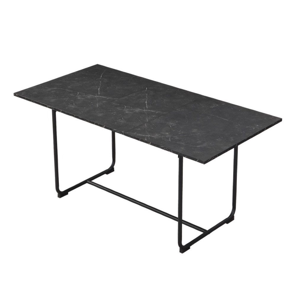 B&D home Esstisch LIO, Metallgestell schwarz oder weiß, ausziehbar, 4-6 Per günstig online kaufen