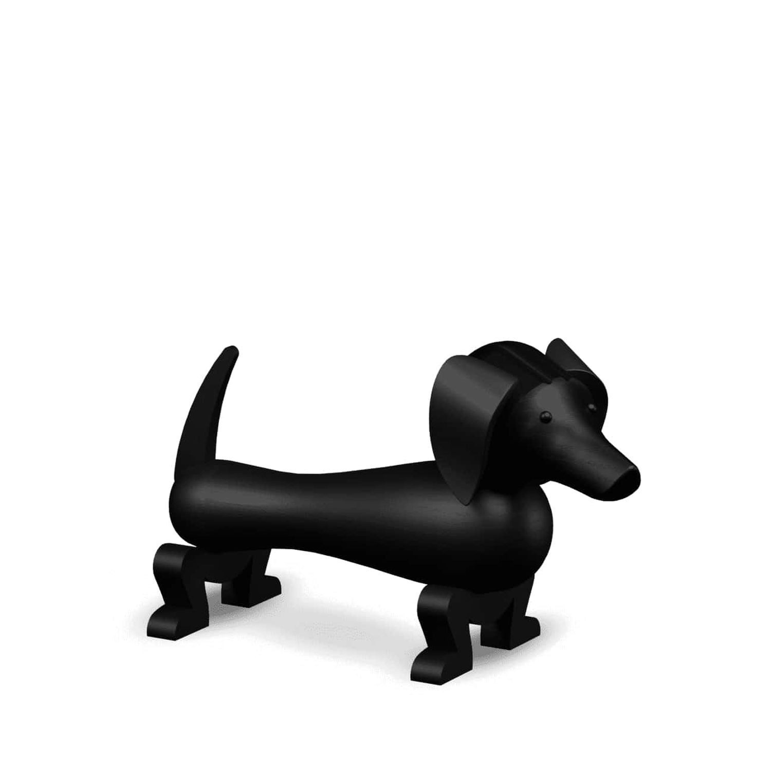 KAY BOJESEN Denmark Dekofigur Hund Schwarz