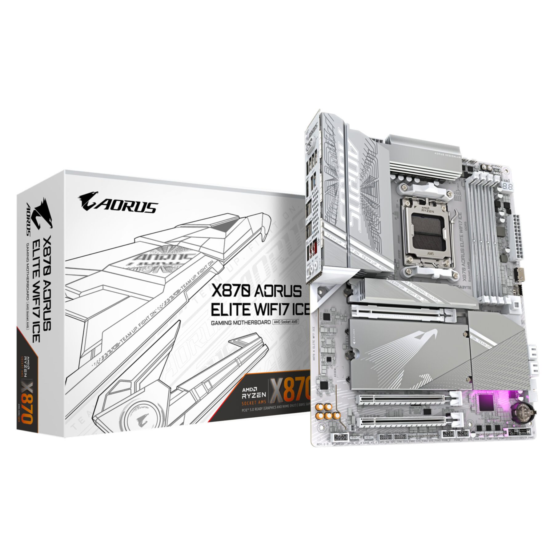 Gigabyte X870E AORUS XTREME AI TOP Mainboard - Unterstützt AMD Ryzen 9000er-Ser Mainboard