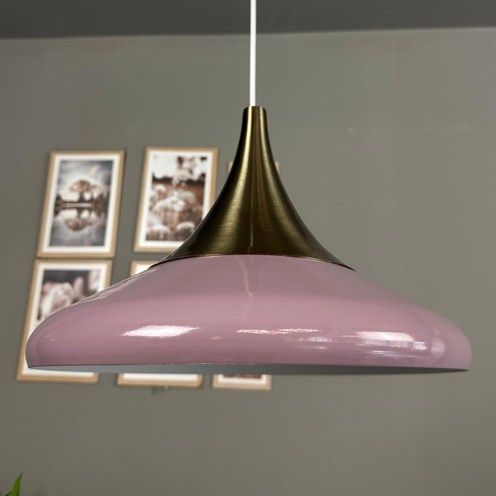 Bamyum Pendelleuchte Pendelleuchte Paladin Metall Ø35cm, Modern Hängelampe, ohne Leuchtmittel