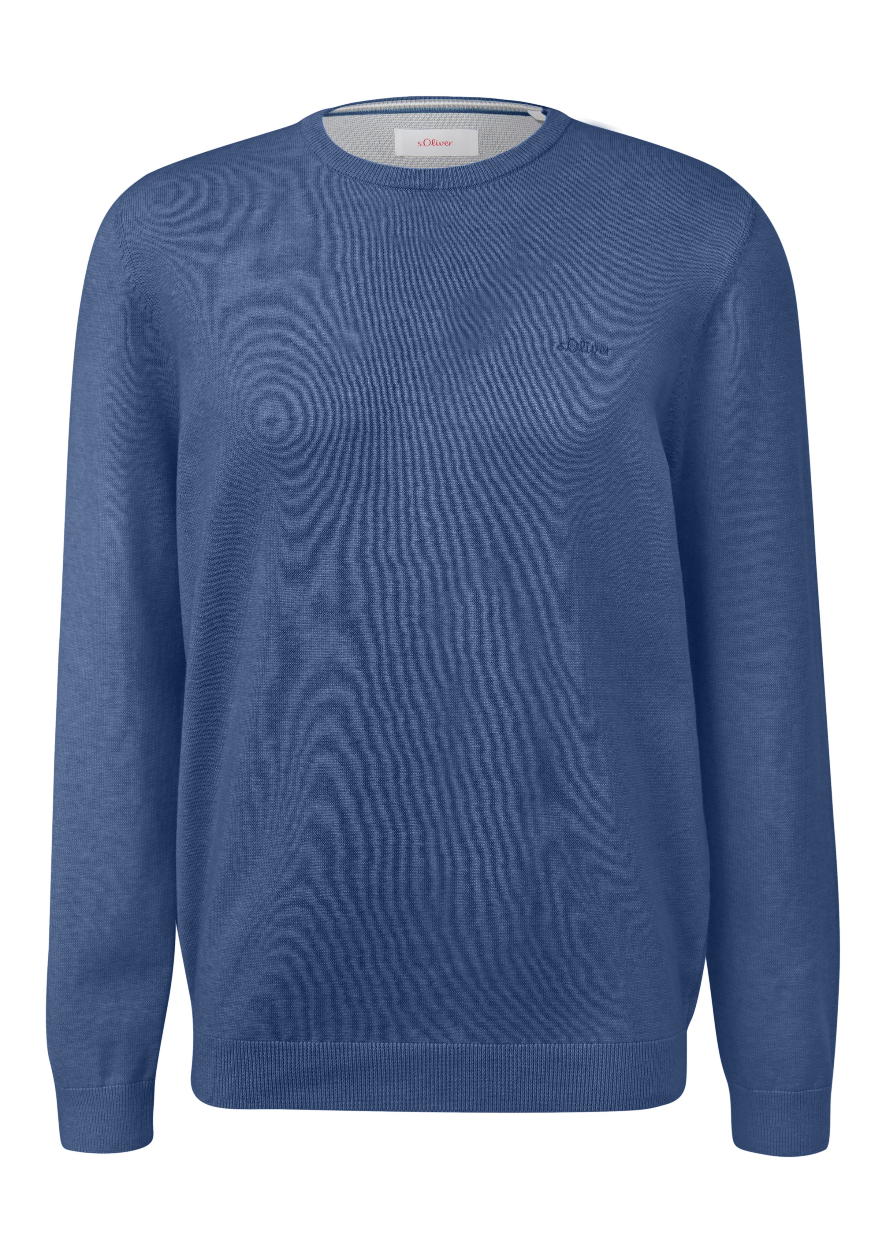 s.Oliver Strickpullover mit Logostickerei