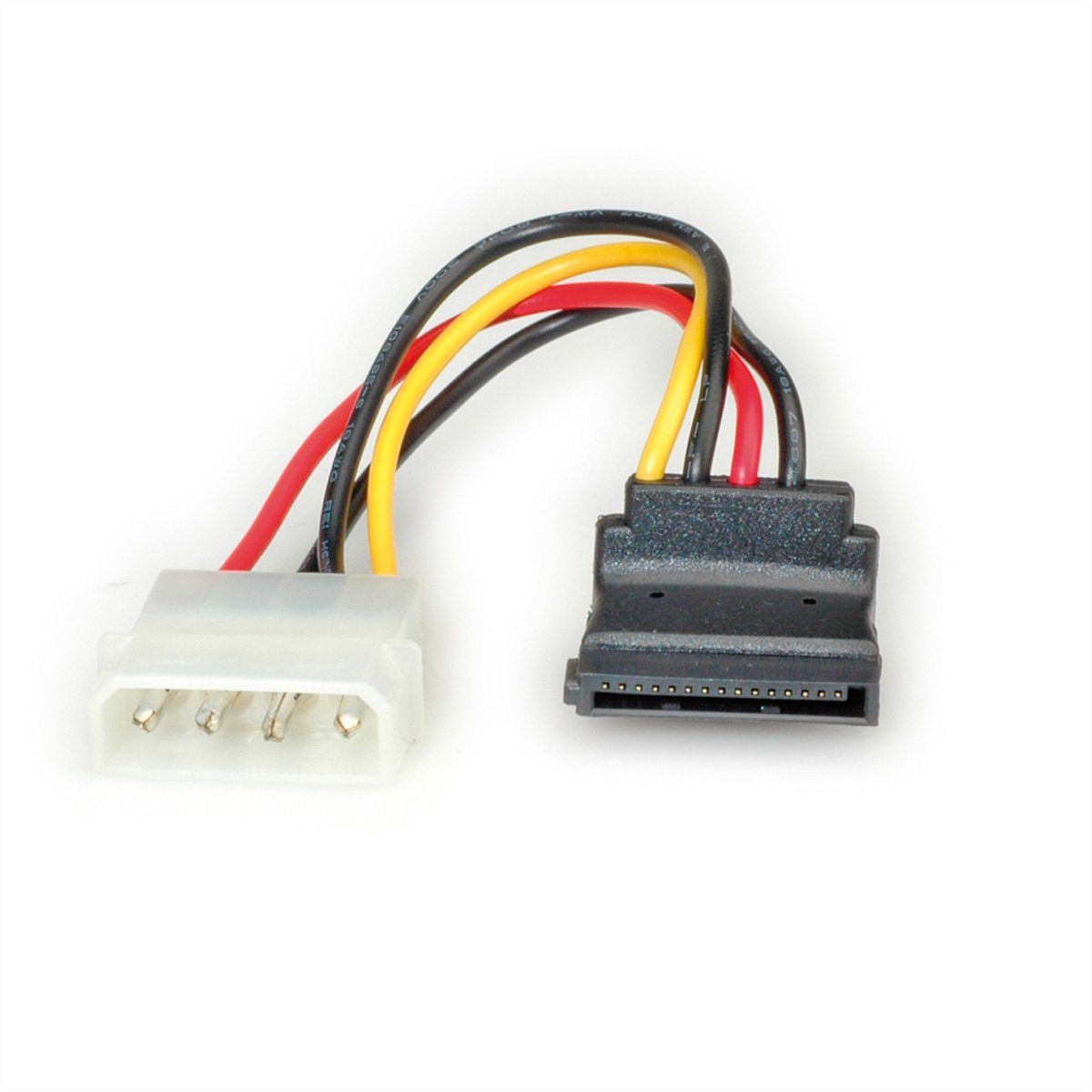 Adapterkabel 4 pol. HDD / SATA, abgewinkelt Computer-Kabel