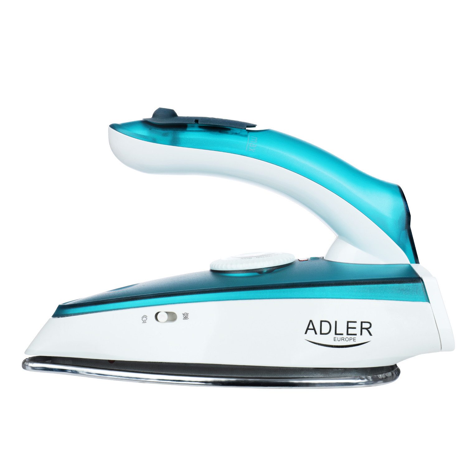 Adler Reisebügeleisen AD 5035 Touristenbügeleisen mit Dampf 1700W, 1700 W, Klappbarer Griff, Wassertank: 60ml