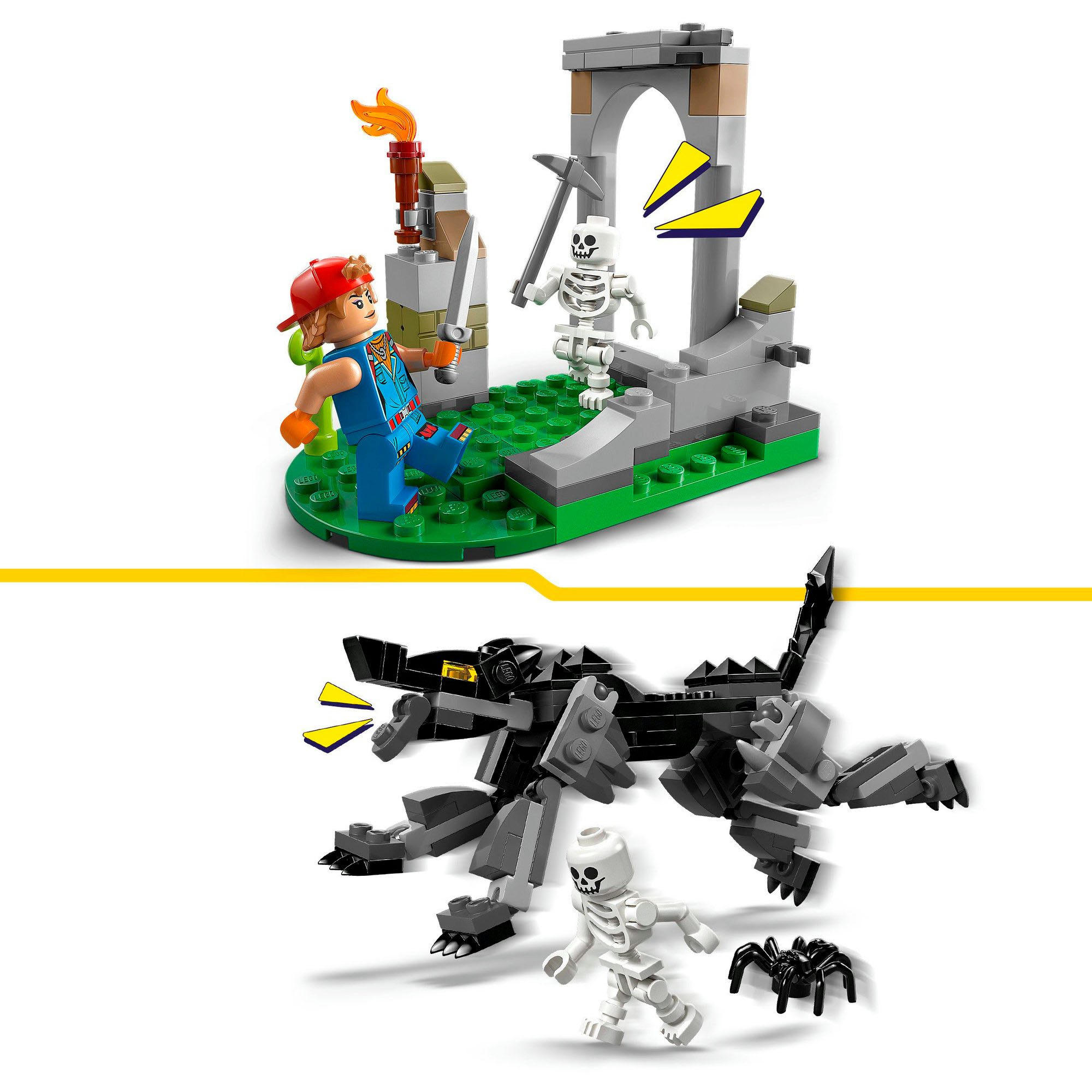 LEGO® Das Lager von Schali und der Zündkerzenkünstlerin (77075) Konstruktionsspielsteine, (250 St), LEGO Fortnite, Made in Europe – Bild 4 von 5