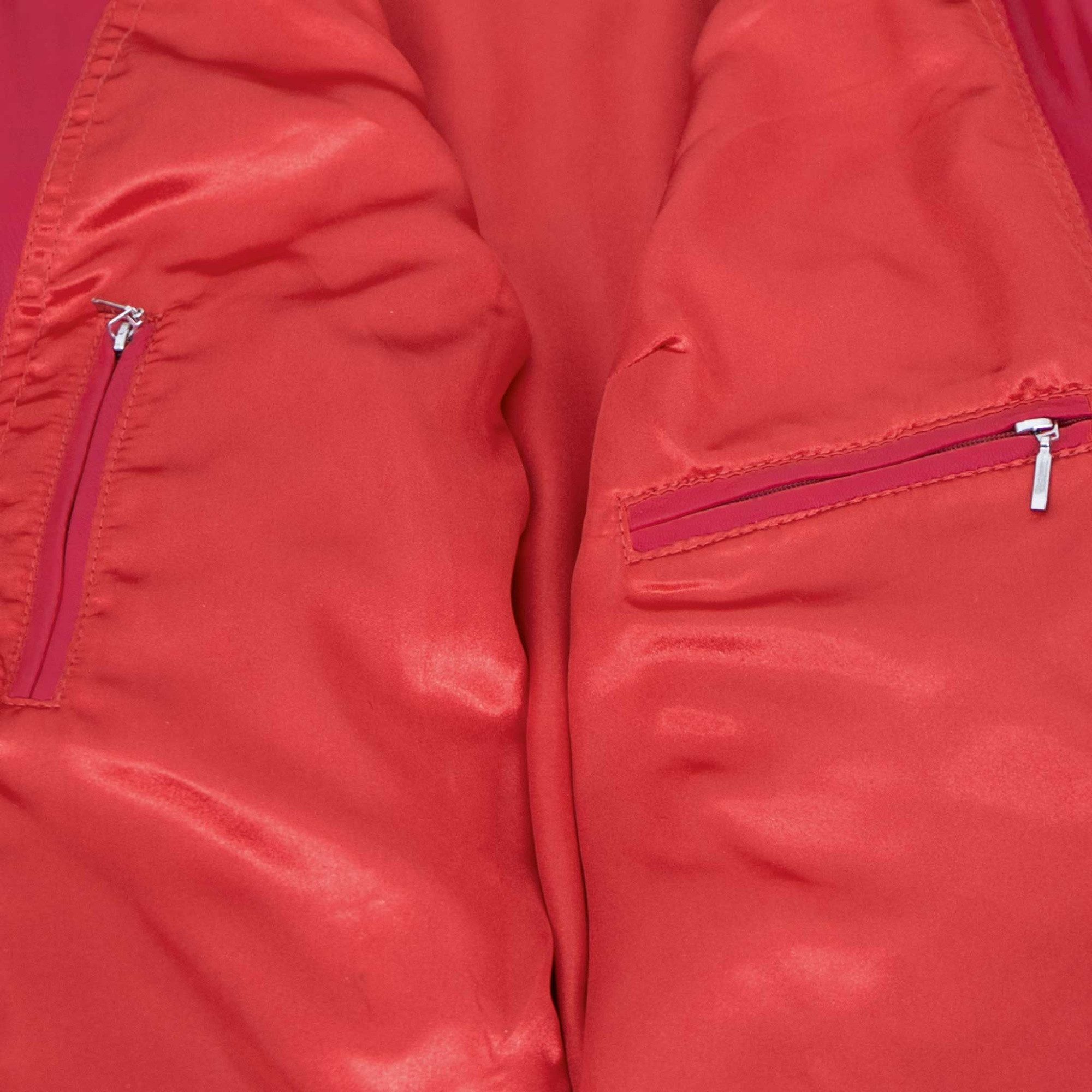 Jilani Lederjacke Maura Jilani Collection - Damen Lederjacke Lammnappa rubin rot