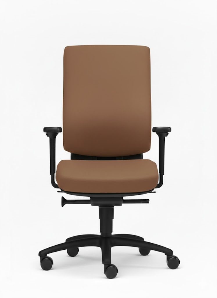 SITWELL STEIFENSAND AG Bürostuhl Bürostuhl Cube, ergonomischer Objekt-Bürostuhl mit Armlehnen, ergonomisch, Lordosenstütze, Synchron-Mechanik bis 120kg