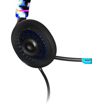 Skullcandy SLYR Playstation Gaming Wired Over-Ear Black Digi-Hype Gaming-Headset (Skullcandy Supreme Sound, Mute Button, Lautsträken-Rad für einfache Lautstärken-Anpassungen, Gepolstertes Headband, Multi-Plattform Konnektivität 3.5mm /PC Splitter, 2,4 Ghz)