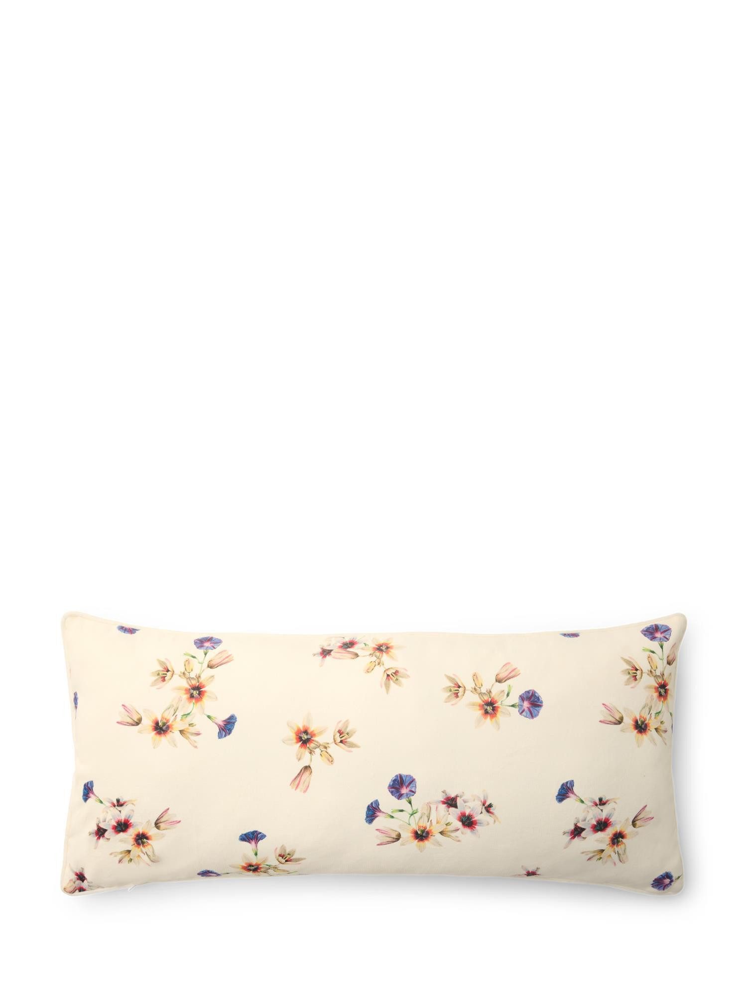 Essenza Dekokissen Fiora, aus recyceltem Samt mit Blumenprint