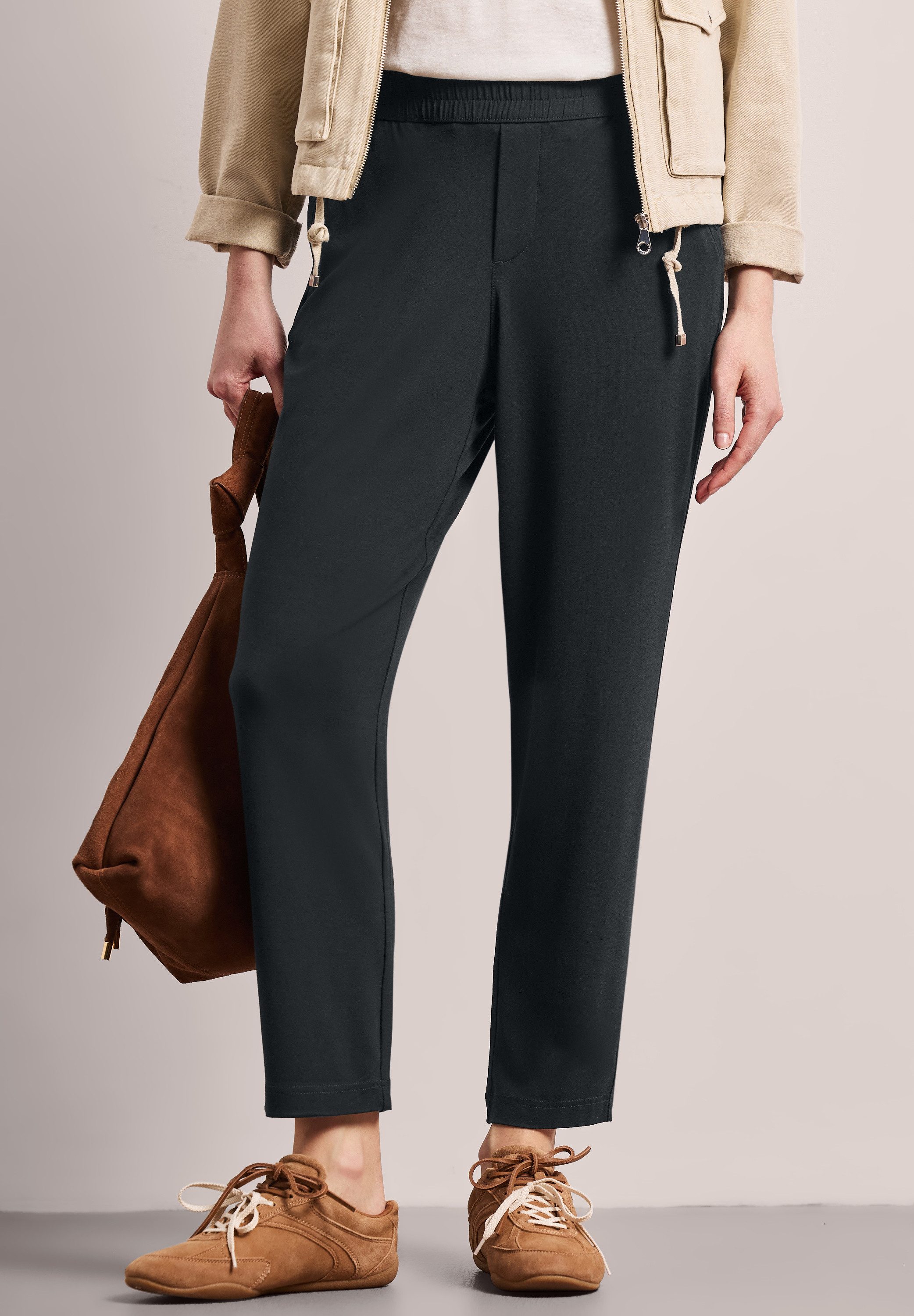 STREET ONE Stoffhose Middle Waist