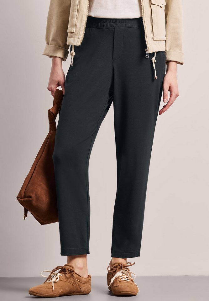 Stofhoos STREET ONE Stoffhose Middle Waist, Slim Legs