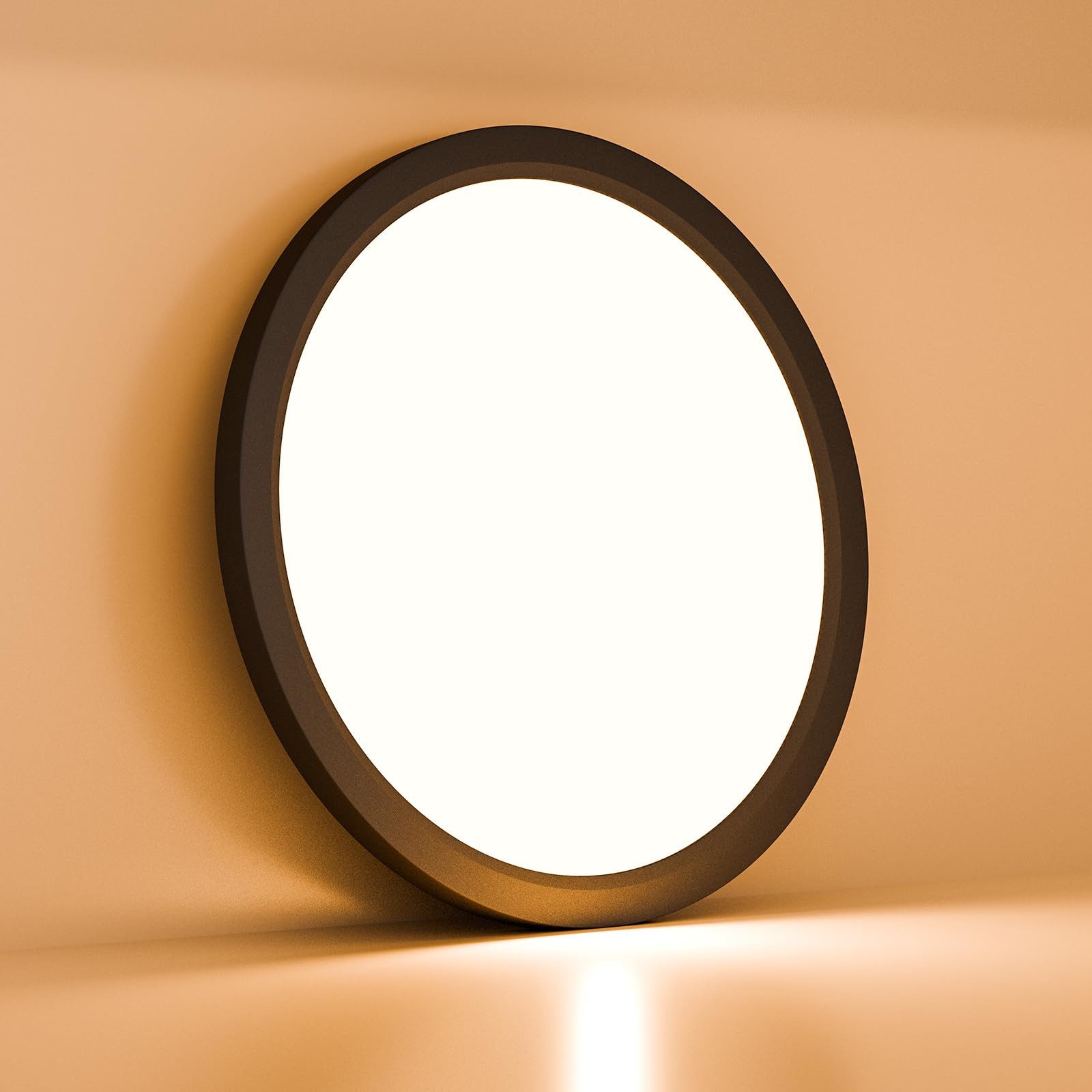LQWELL LED Deckenleuchte Rund Flach LED günstig online kaufen