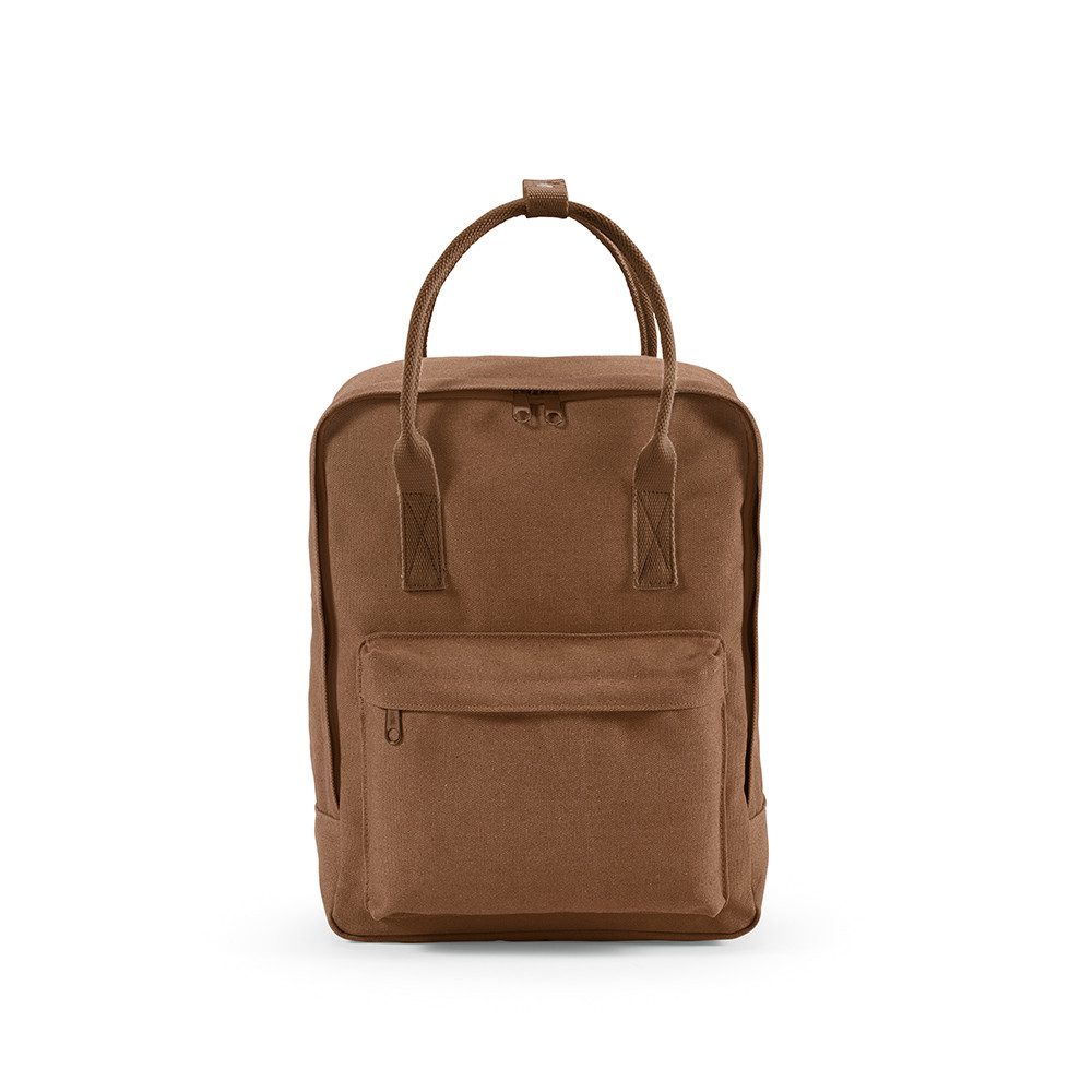 CABBEL Rucksack Rucksack 18L rPET nachhaltig recycelte Baumwolle 87% kompakt leicht (Rucksack, 1-tlg., Einzelartikel), Braun, recycelte Baumwolle, 87% Recyclinganteil, ergonomisch, robust
