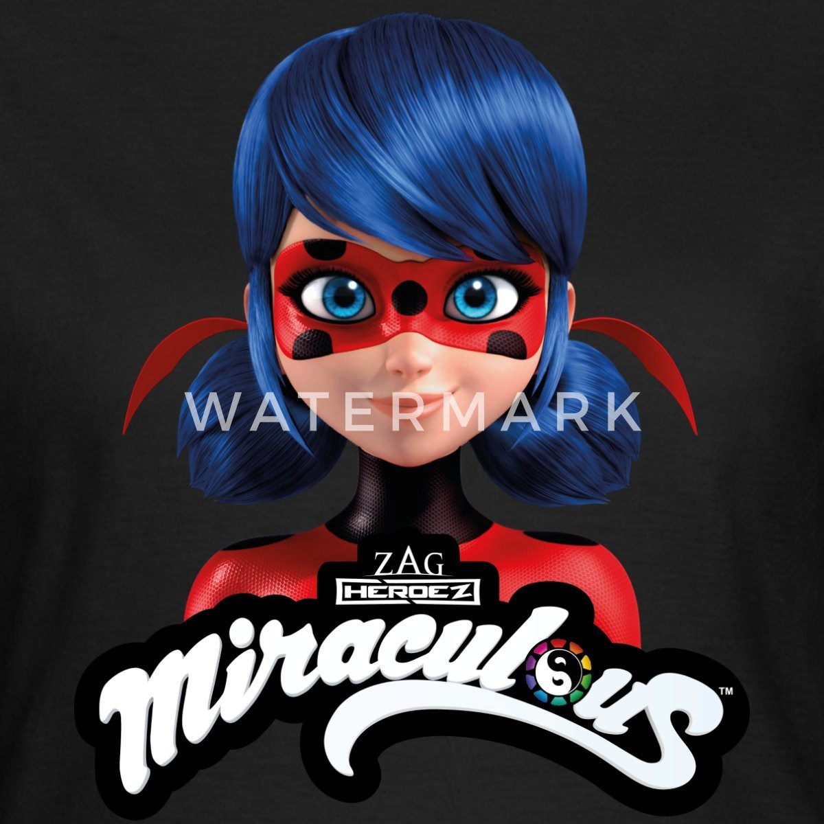 Spreadshirt T-Shirt Miraculous Ladybug Mit Logo günstig online kaufen